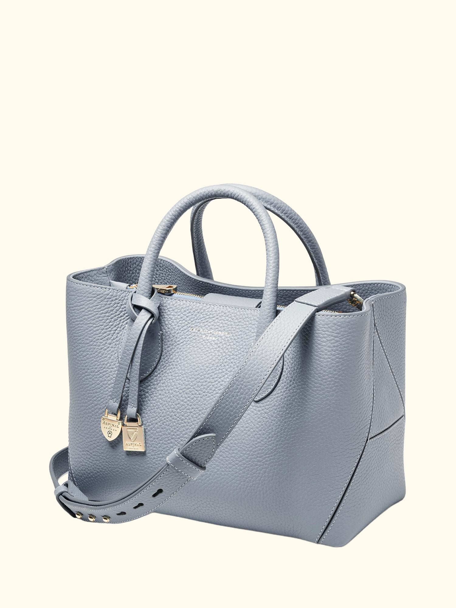 Midi London Leather Tote Bag