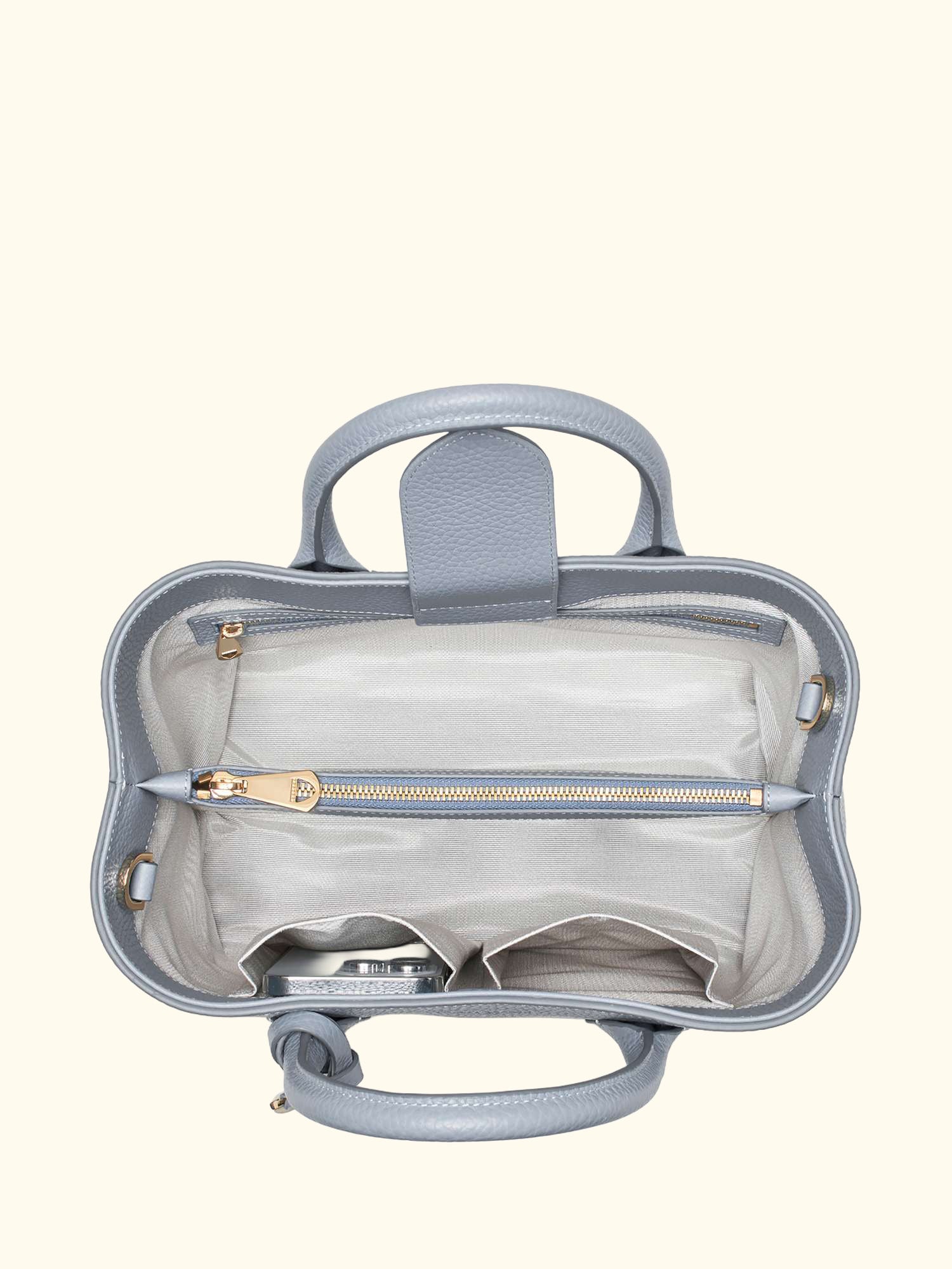 Midi London Leather Tote Bag