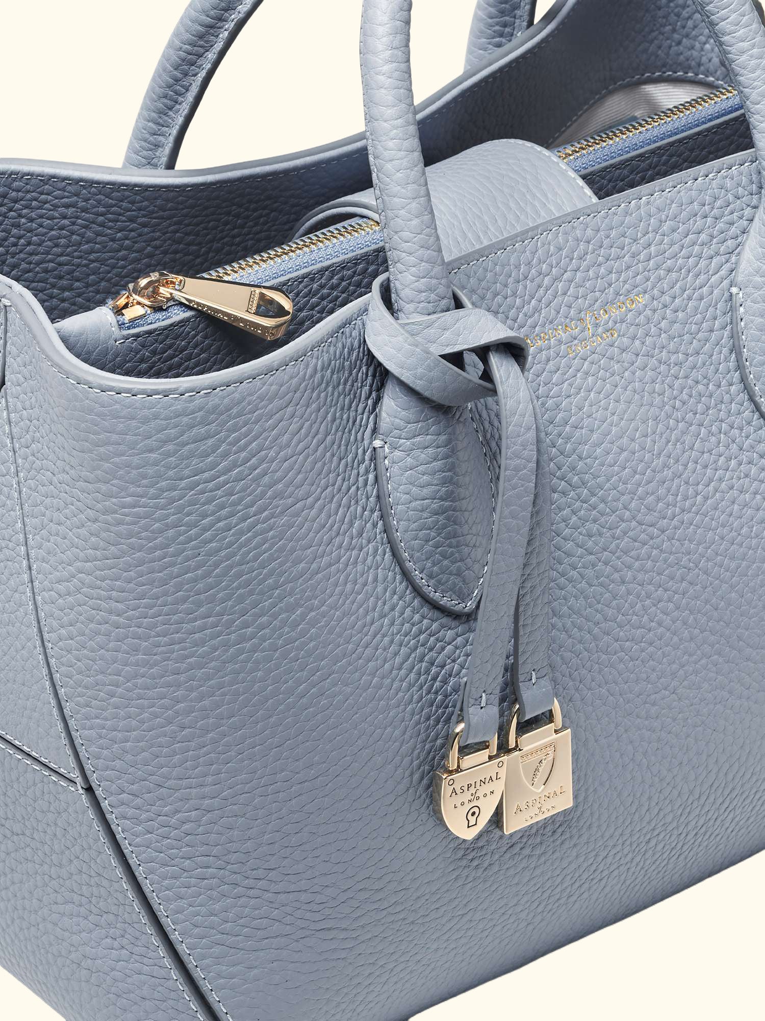 Midi London Leather Tote Bag