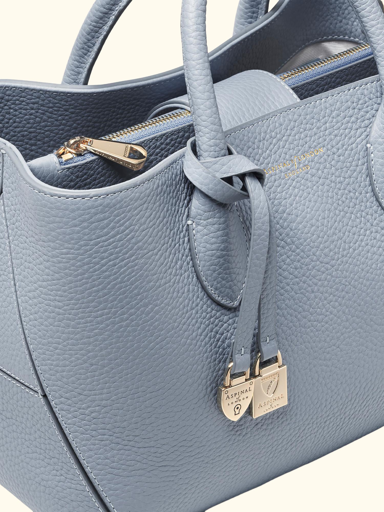 Midi London Leather Tote Bag