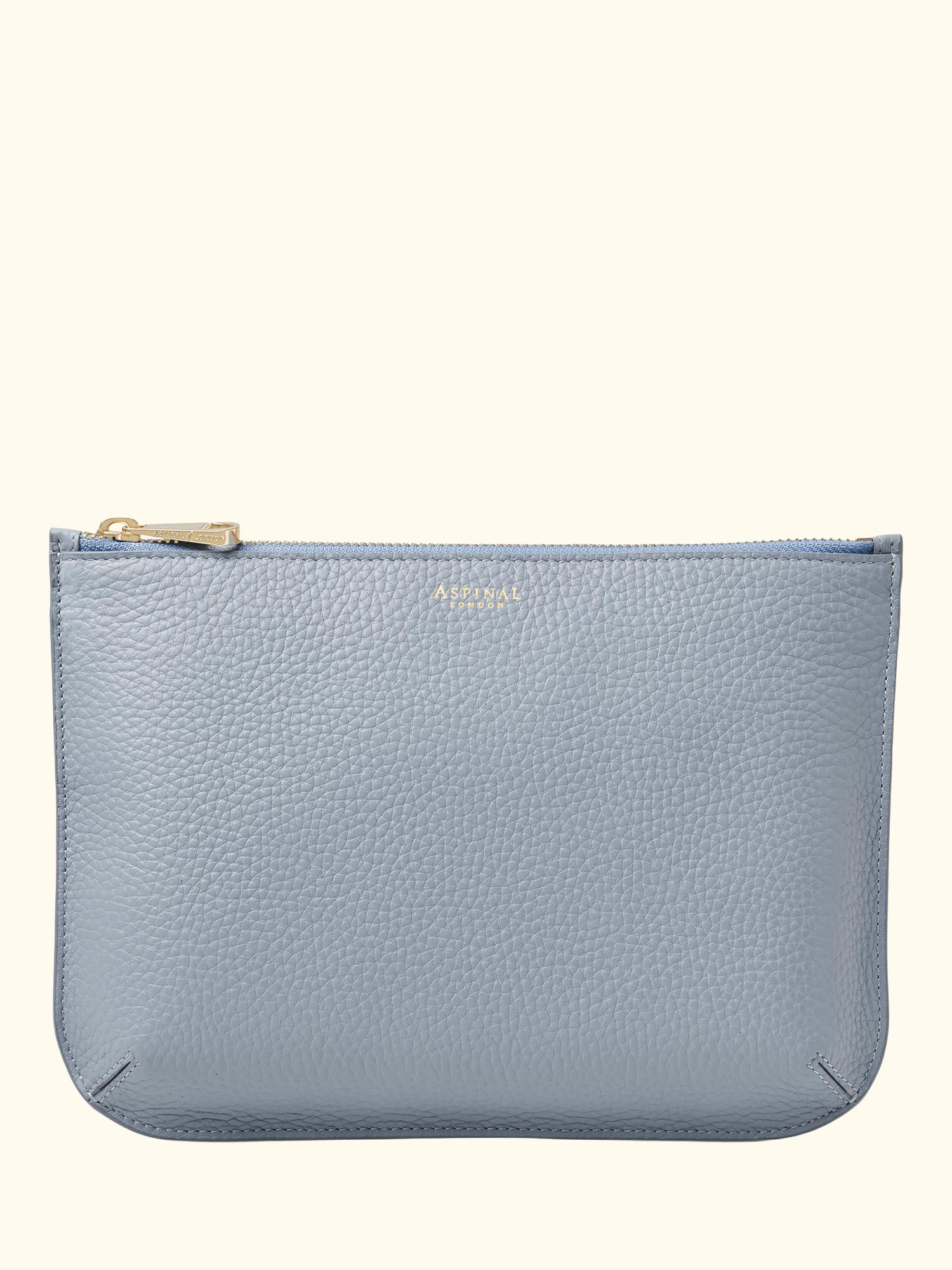 Large Ella Pebble Grain Leather Pouch