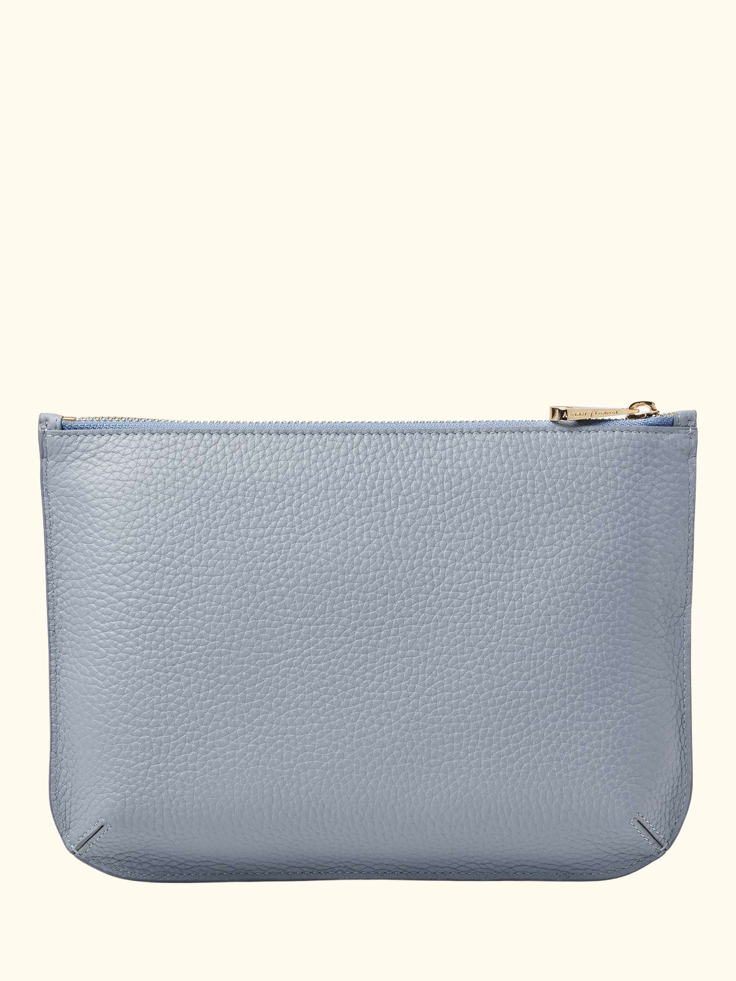 Large Ella Pebble Grain Leather Pouch