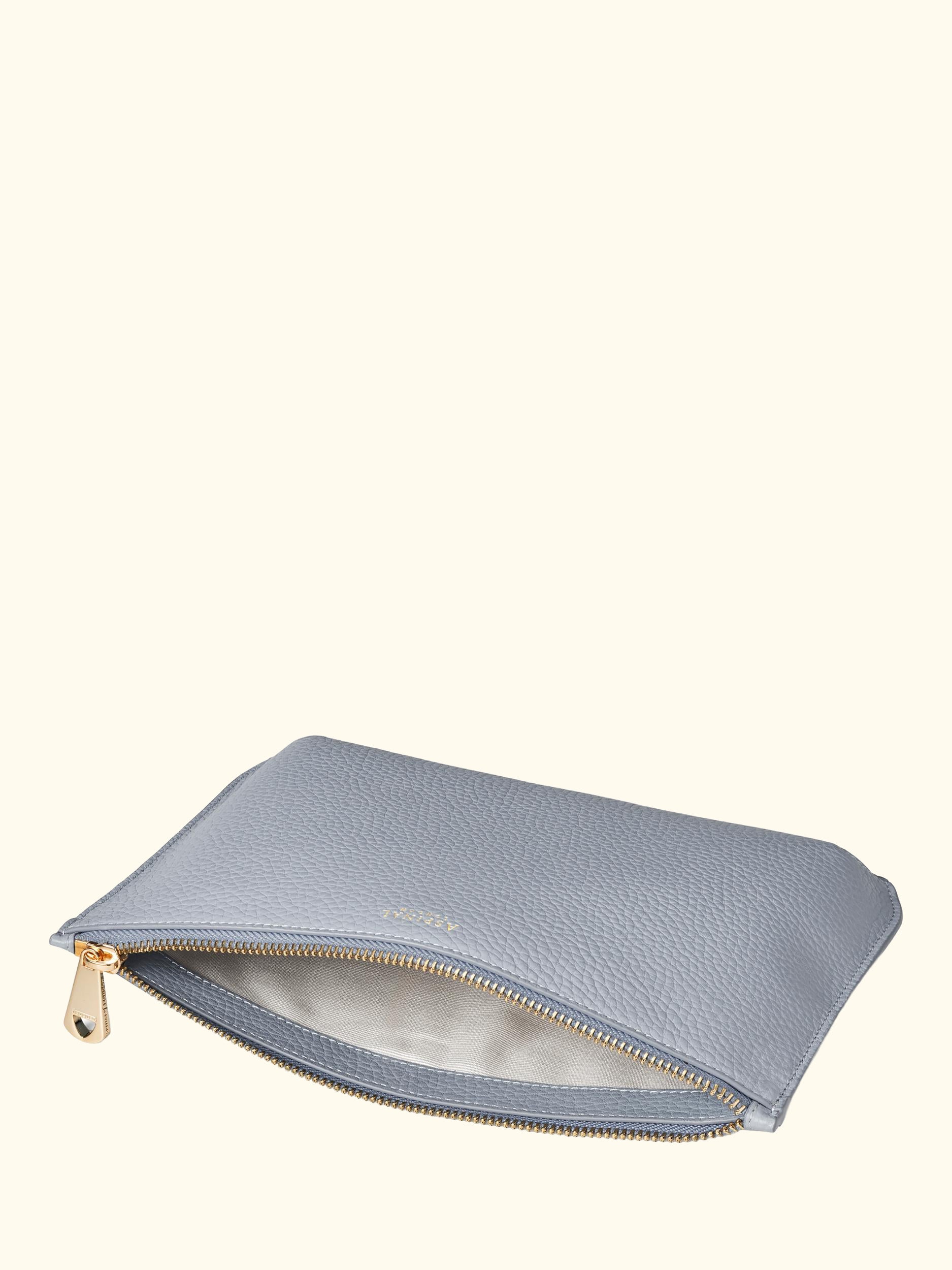 Large Ella Pebble Grain Leather Pouch