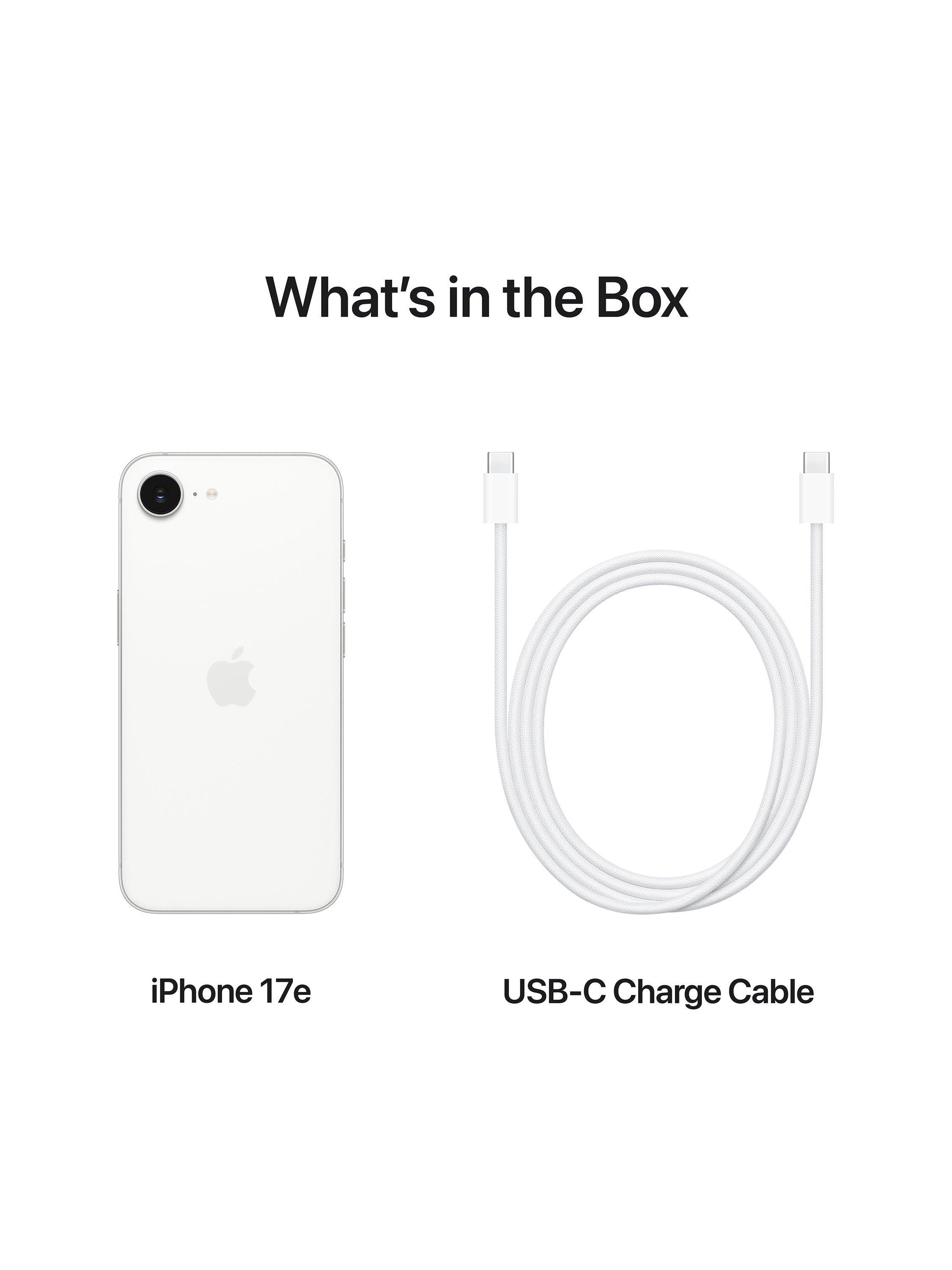 iPhone 17e, iOS, 6.1", 5G, SIM Free, 512GB