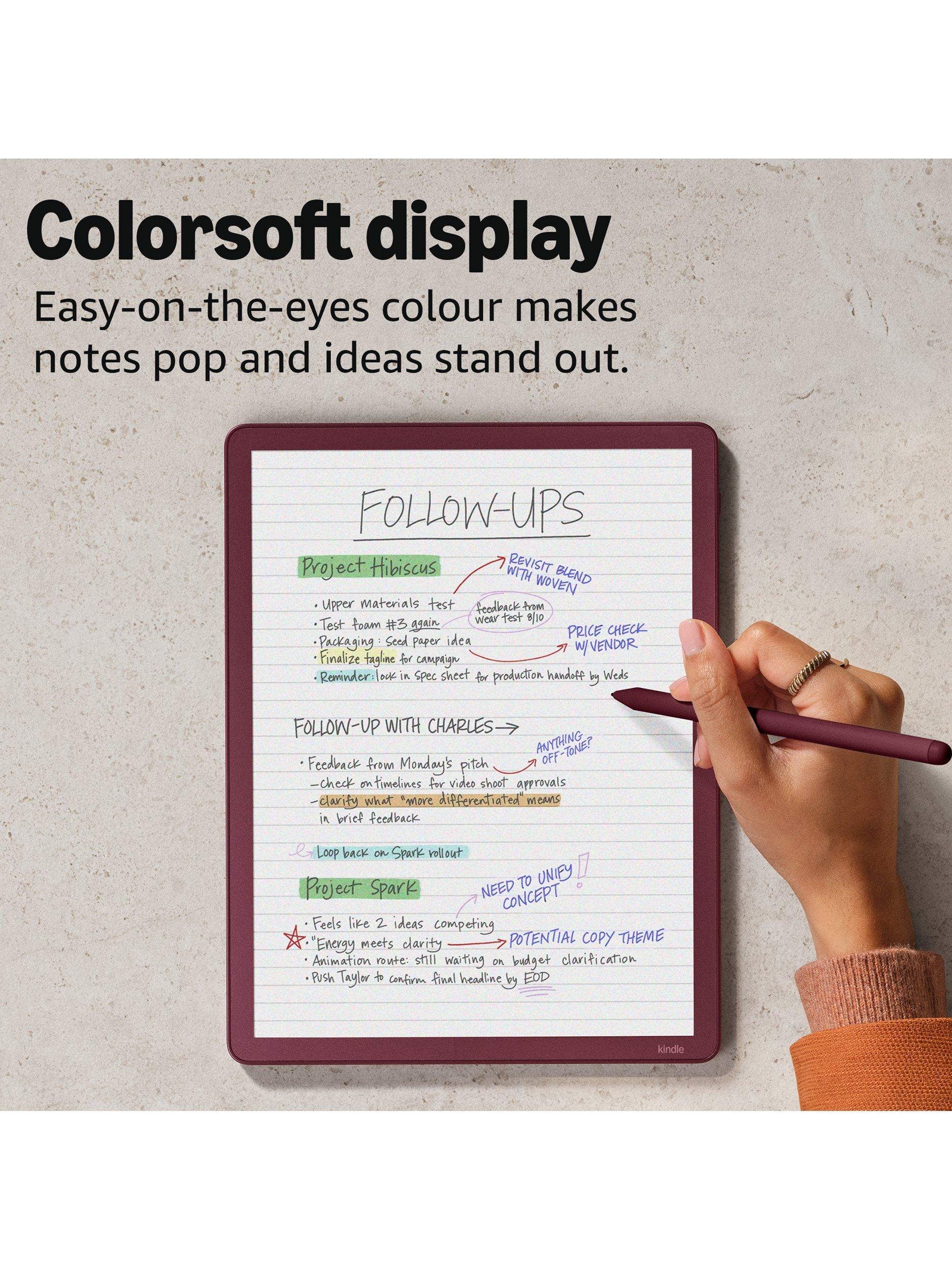 Kindle Scribe Colorsoft (2025) eReader with Premium Pen, 11” Colour Illuminated Touch Screen, 32GB, Graphite