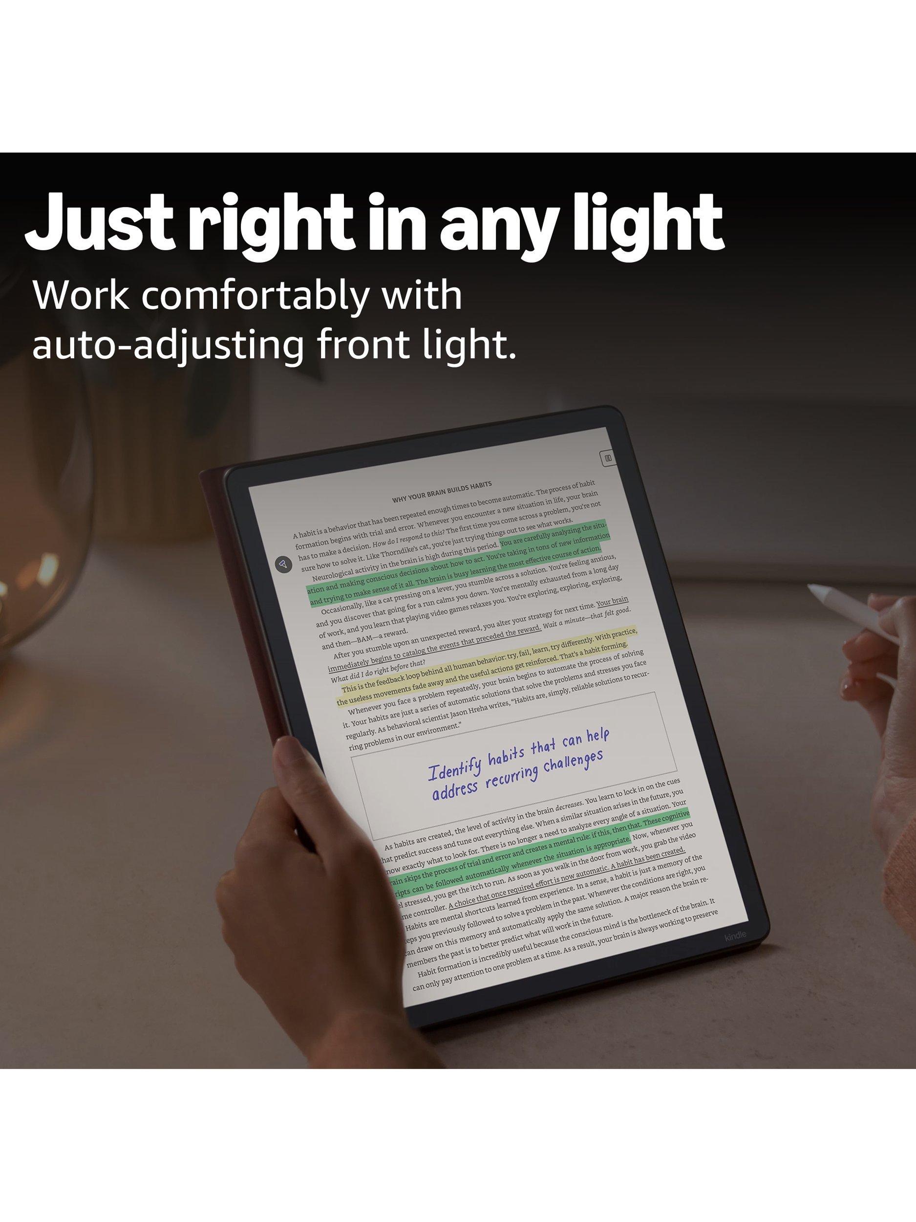 Kindle Scribe Colorsoft (2025) eReader with Premium Pen, 11” Colour Illuminated Touch Screen, 64GB, Fig