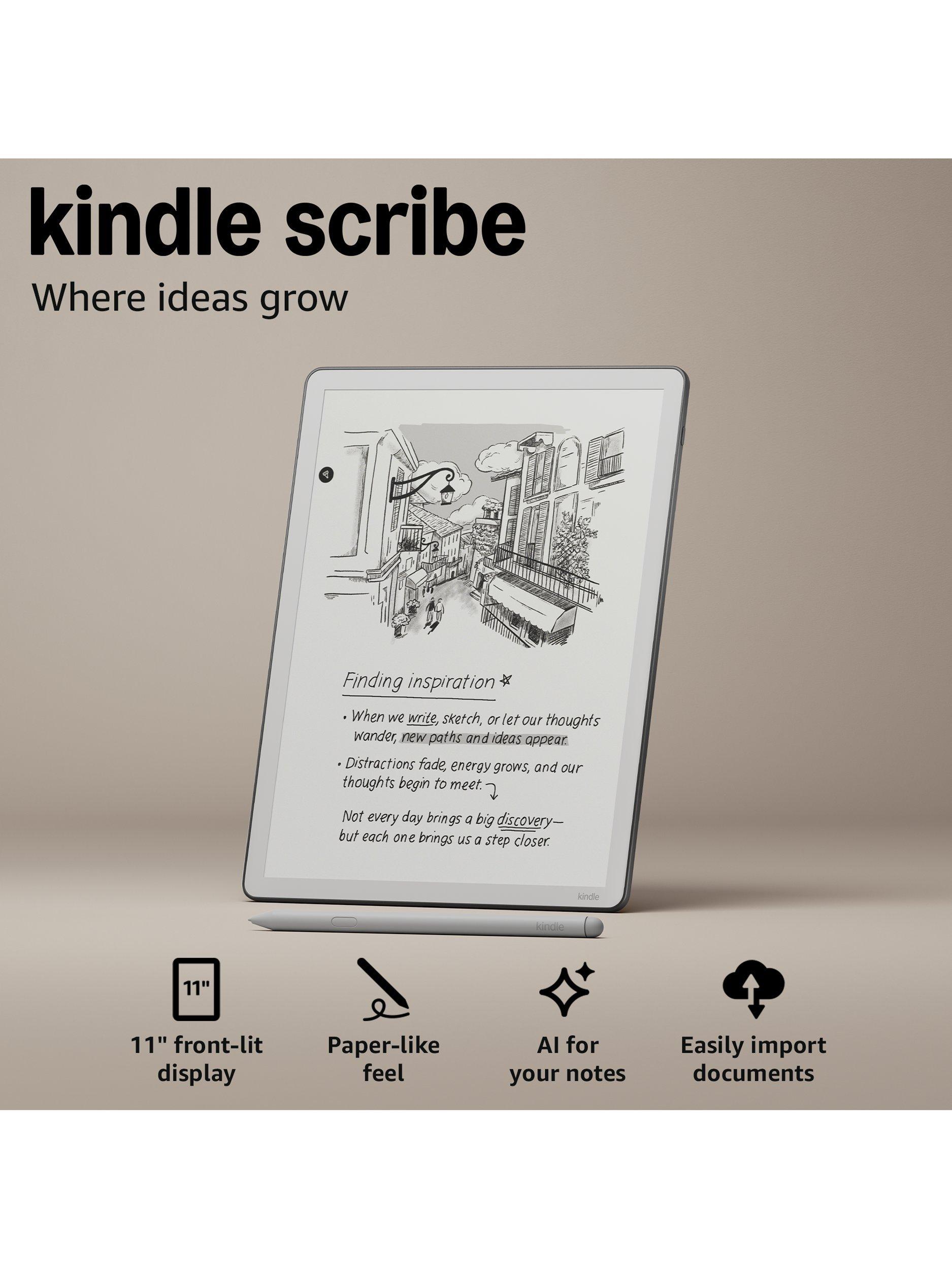 Kindle Scribe (2025) eReader with Premium Pen, 11”, 64GB, Black