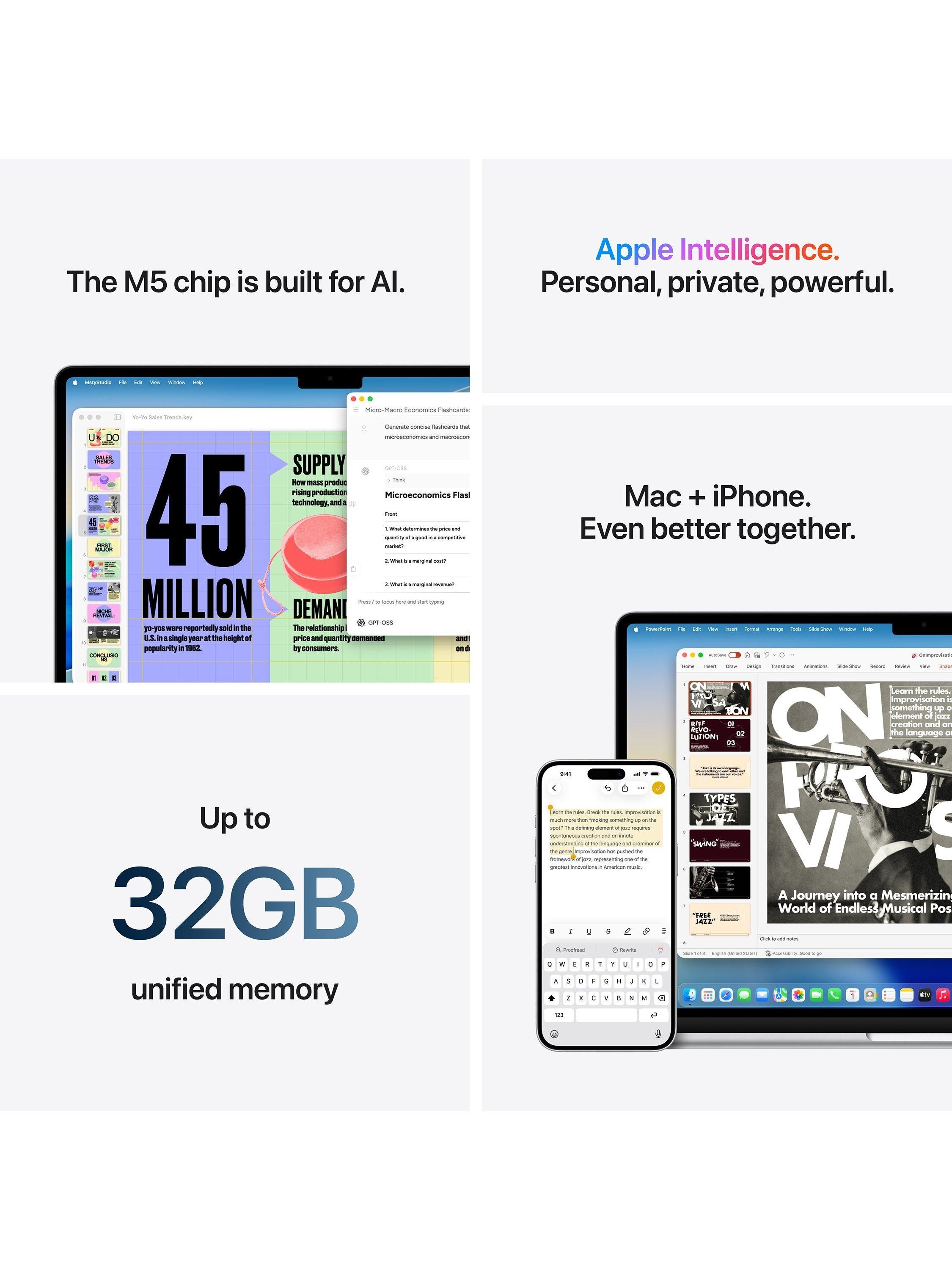 2026 Apple MacBook Air 15.3", M5 Processor, 24GB RAM, 1TB SSD