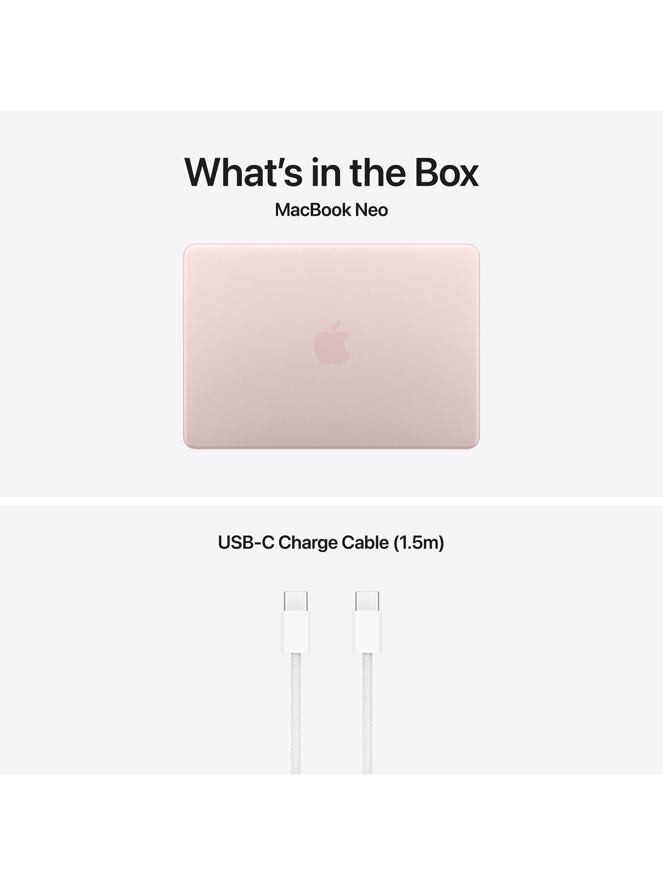 MacBook Neo, 13”, A18 Pro Processor, 8GB RAM, 256GB SSD