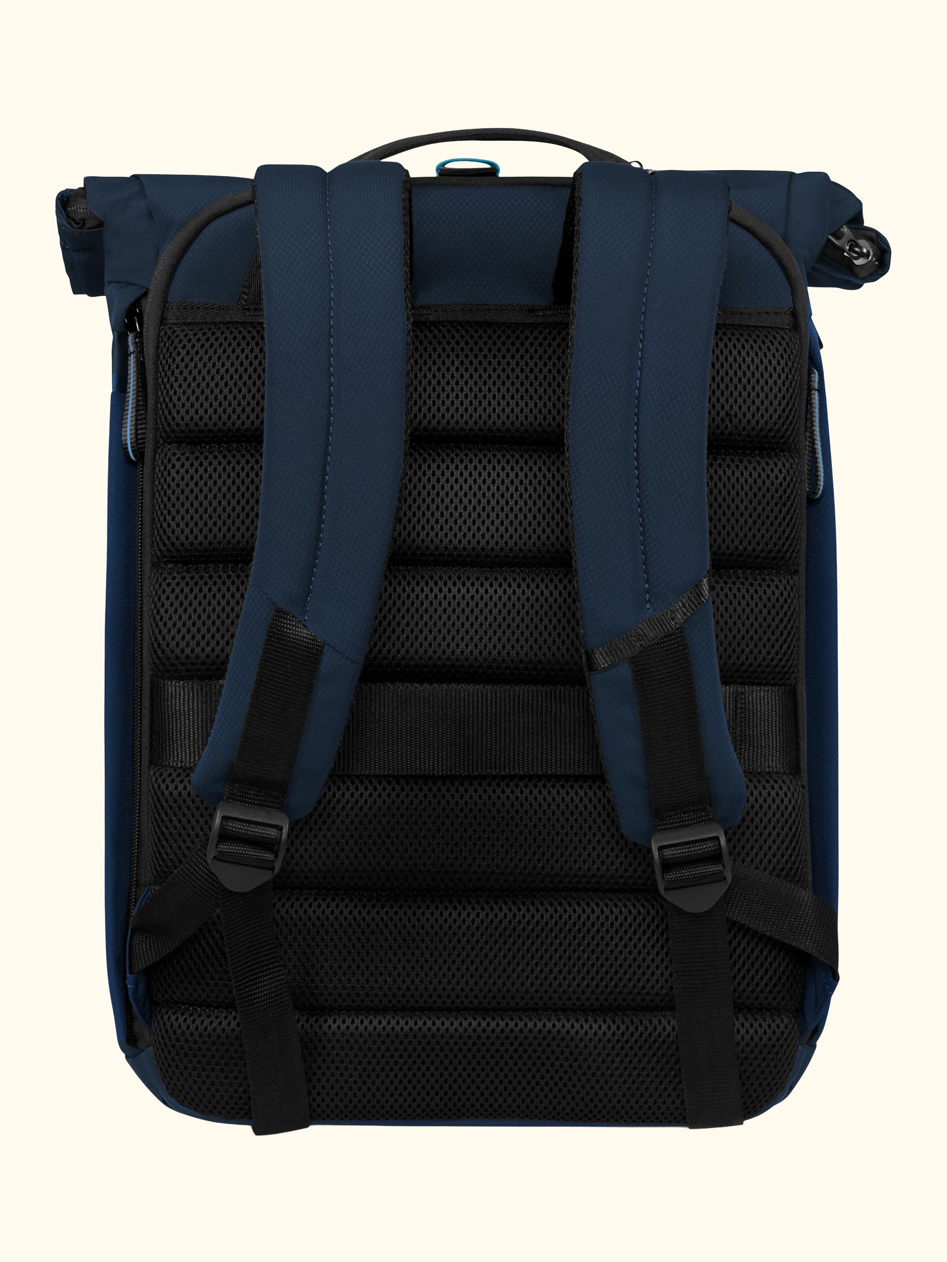 Moderny Roll Top Backpack, 18.5L, Blue