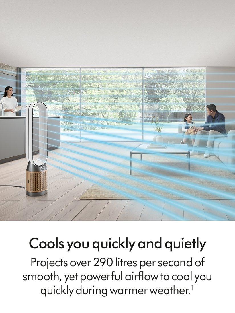 Find+FollowTM Purifier Cool Fan, White