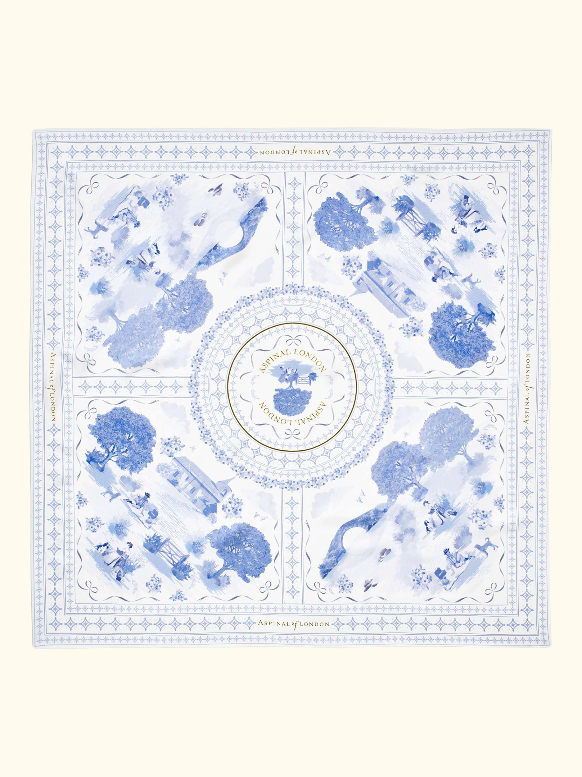 Pure Silk Scarf, Skyblue