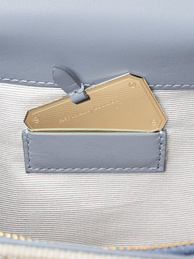 Mayfair Embroidered Canvas Grab Bag, Skyblue