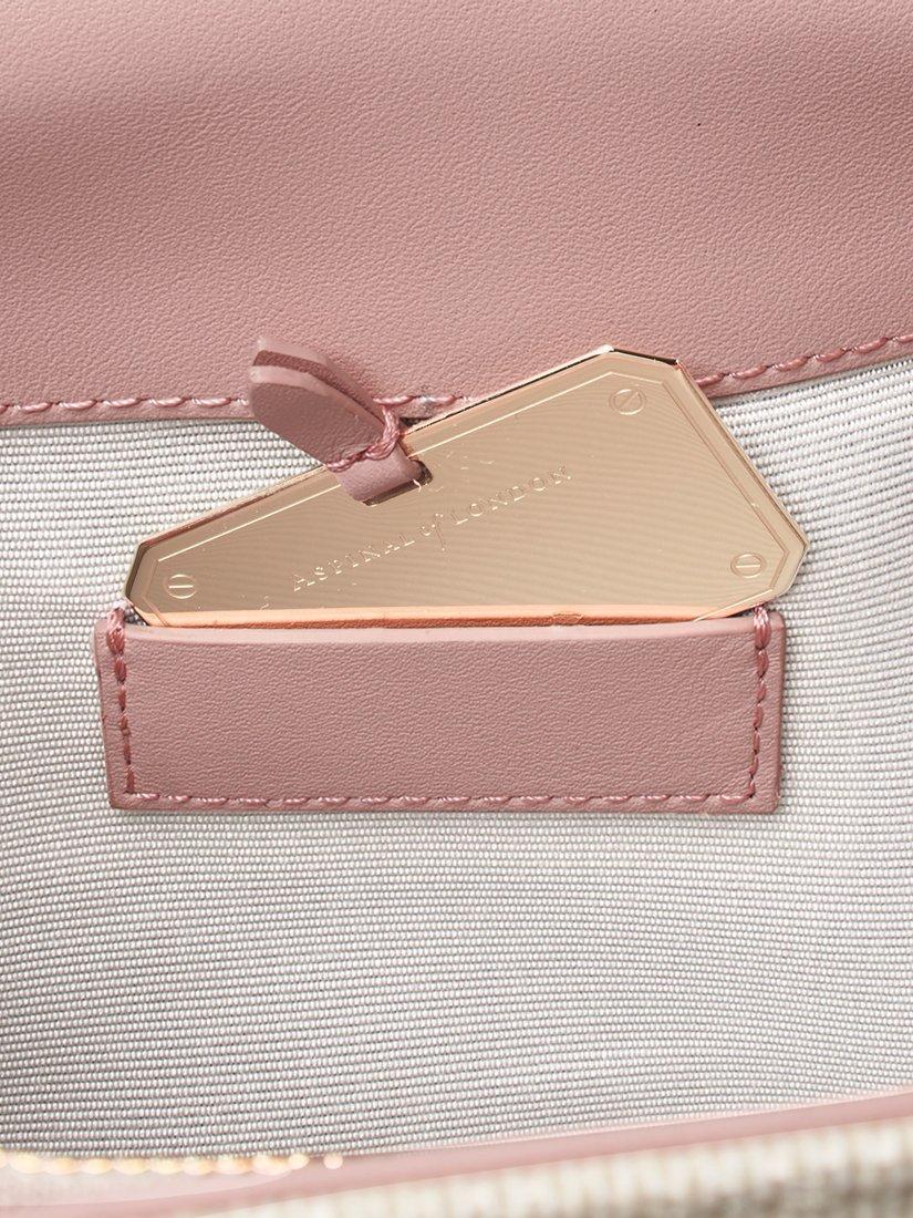 Mayfair Embroidered Canvas Grab Bag, Rose