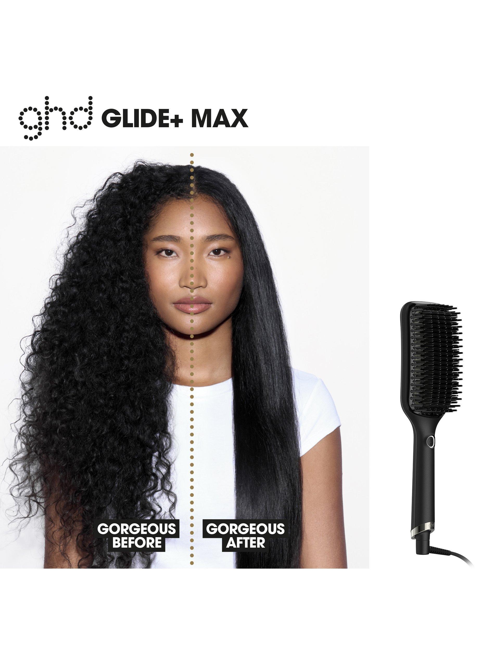 Glide + Max Hot Brush Hair Styler, Black