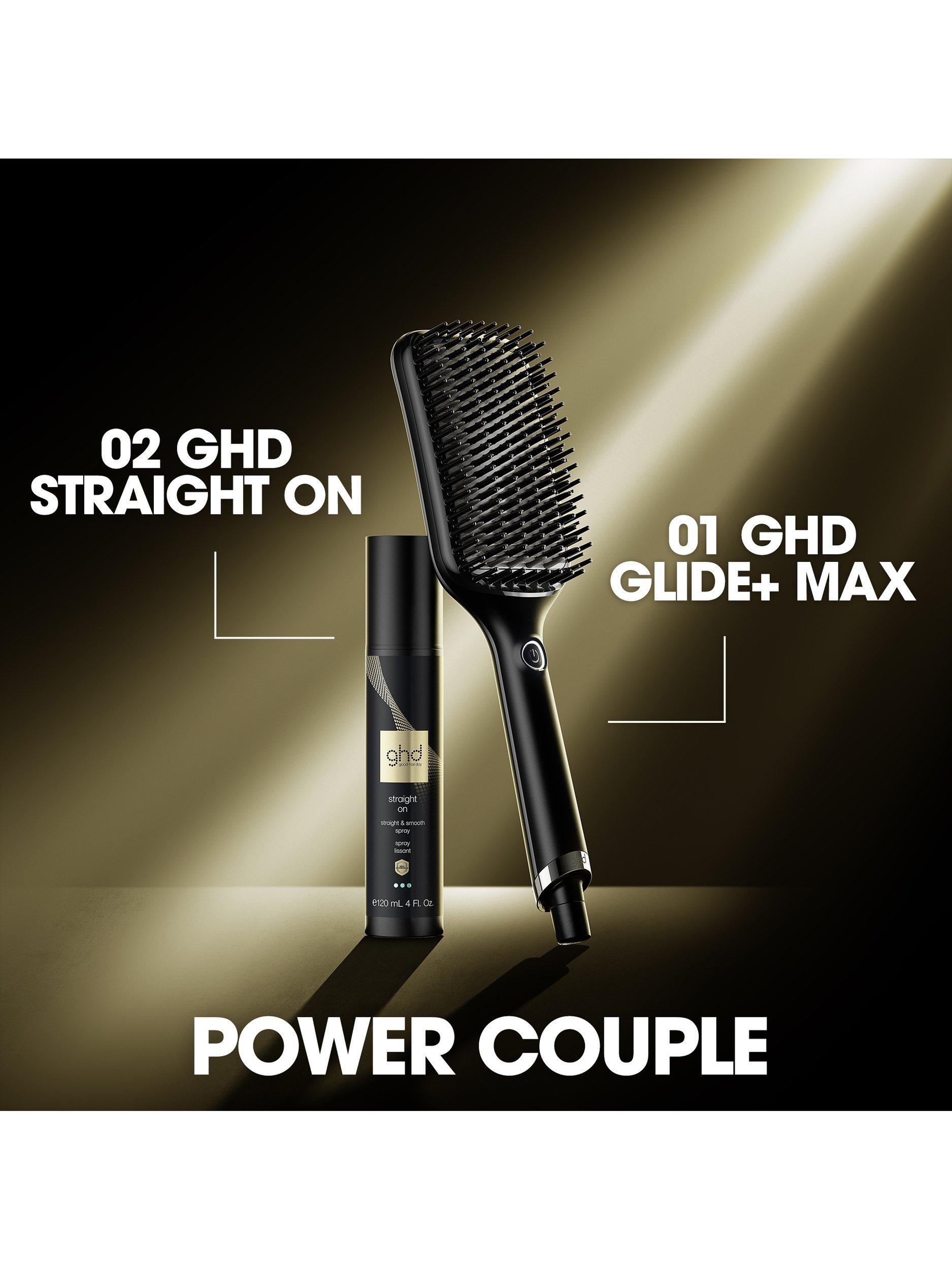Glide + Max Hot Brush Hair Styler, Black