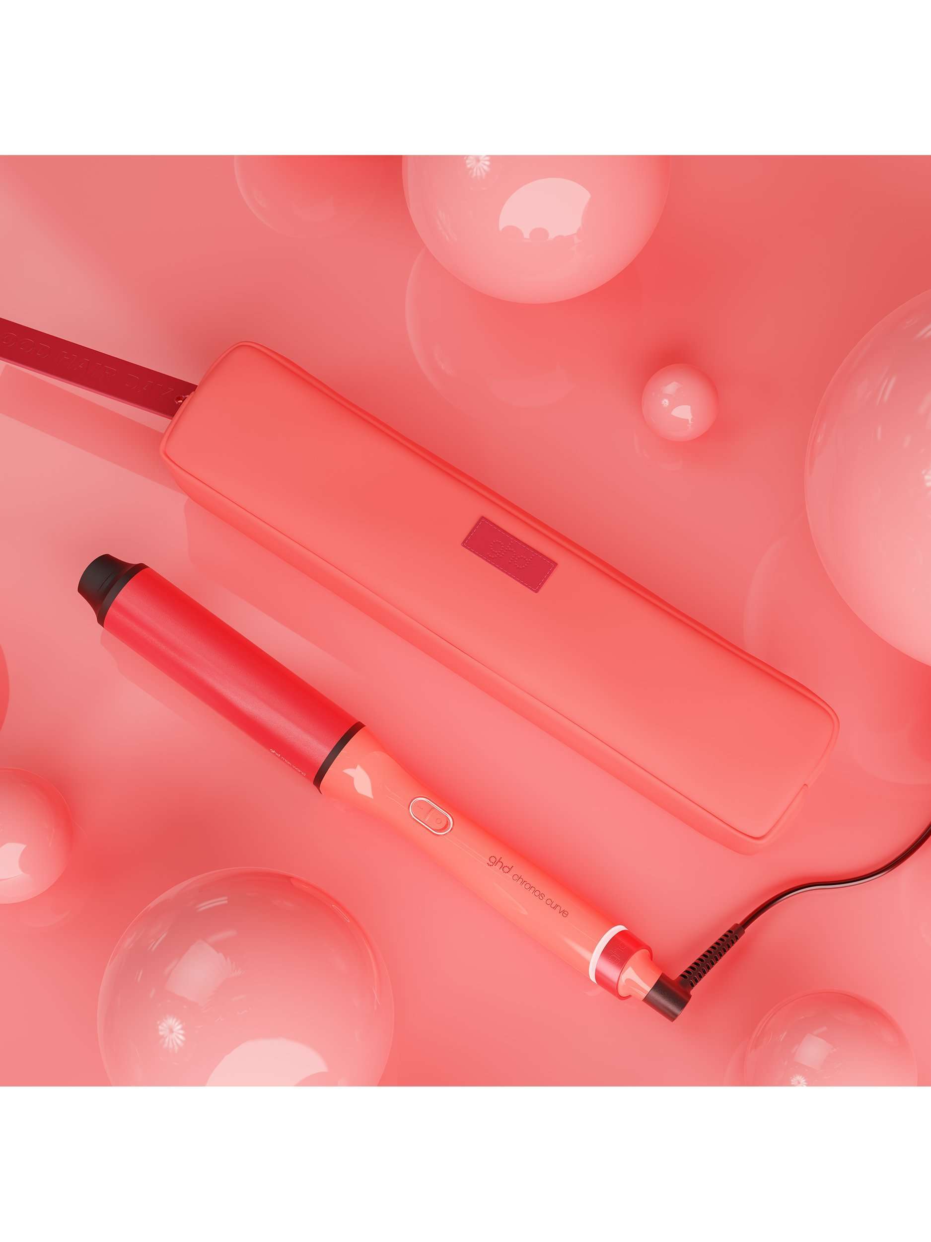 Jelly Chronos Curve Max Hair Styler, Candy Coral