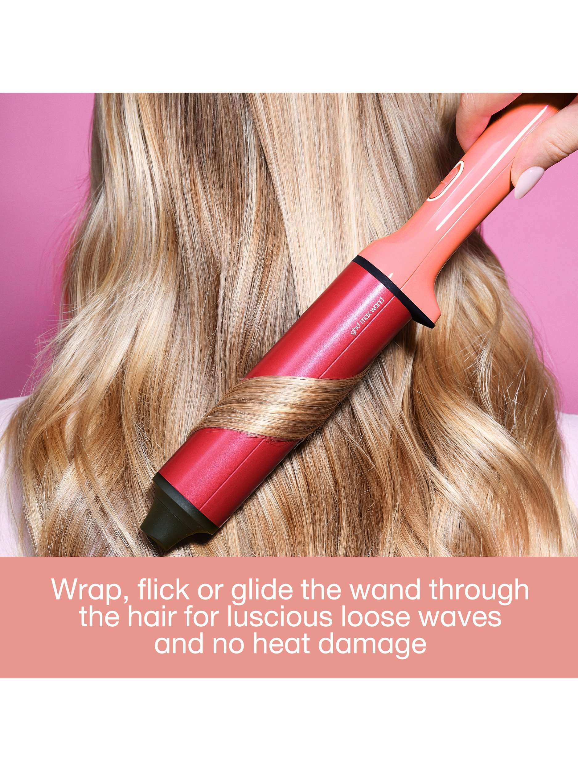 Jelly Chronos Curve Max Hair Styler, Candy Coral