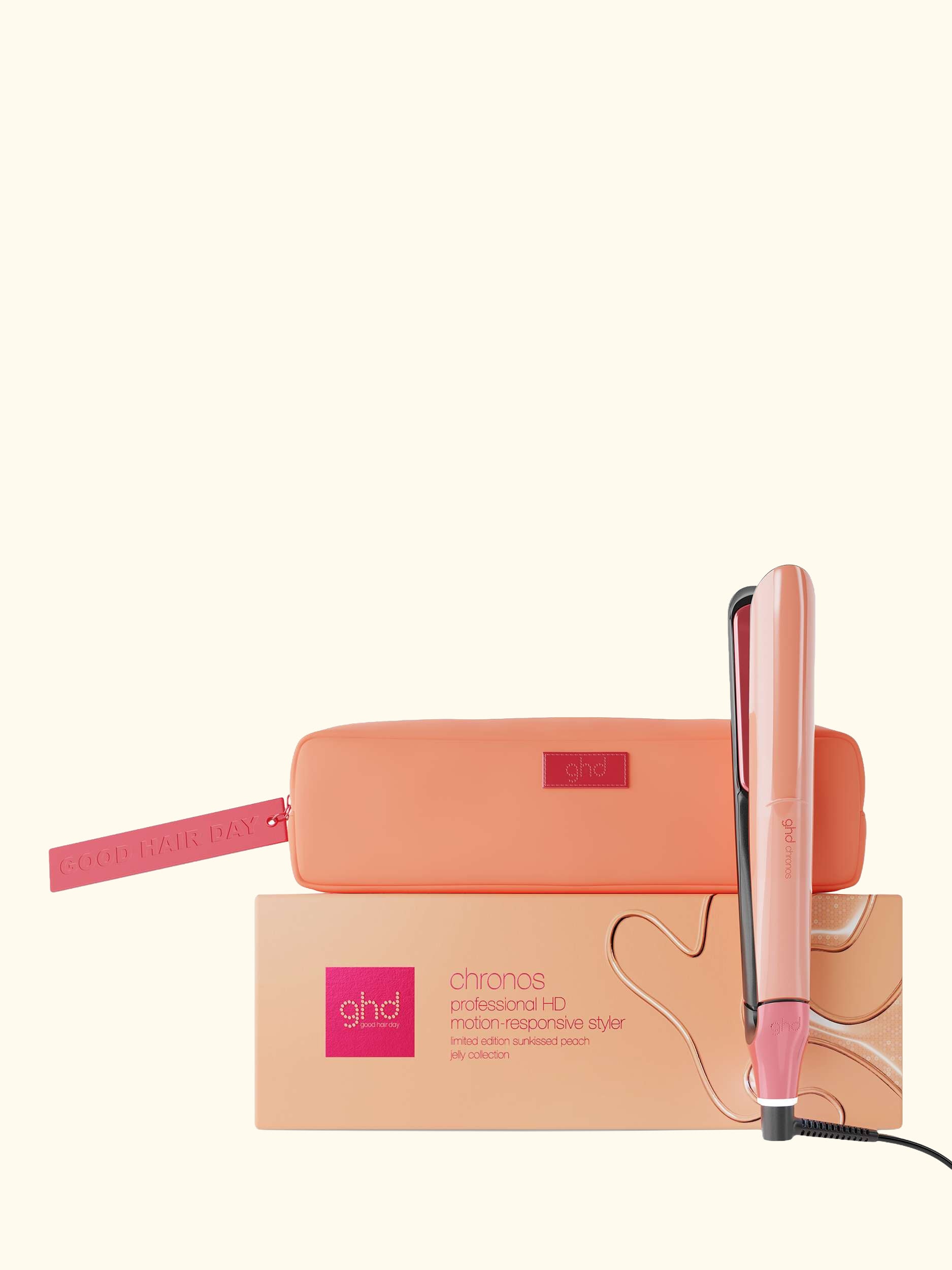 Jelly Chronos Hair Straighteners, Sunkissed Peach