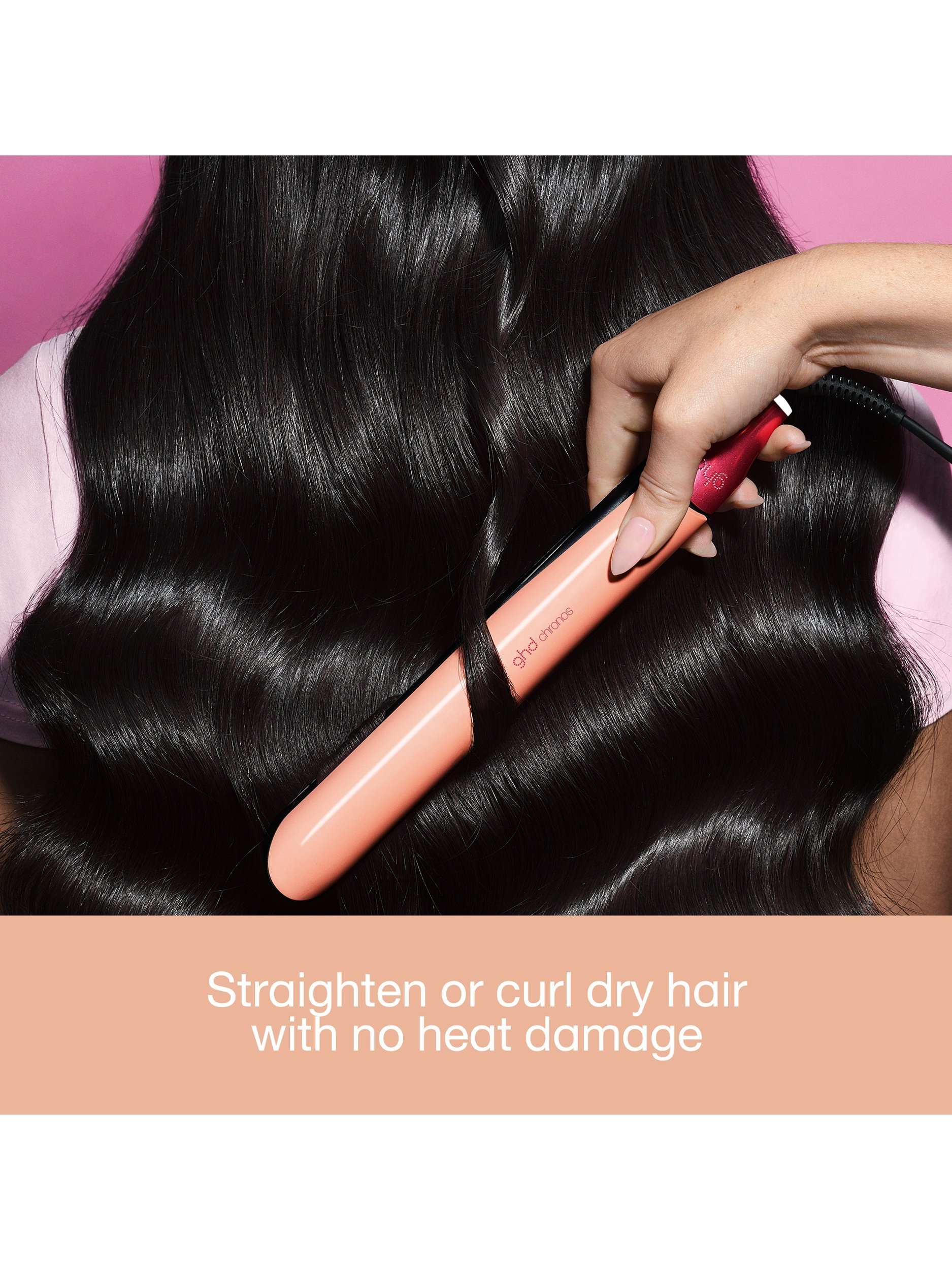 Jelly Chronos Hair Straighteners, Sunkissed Peach