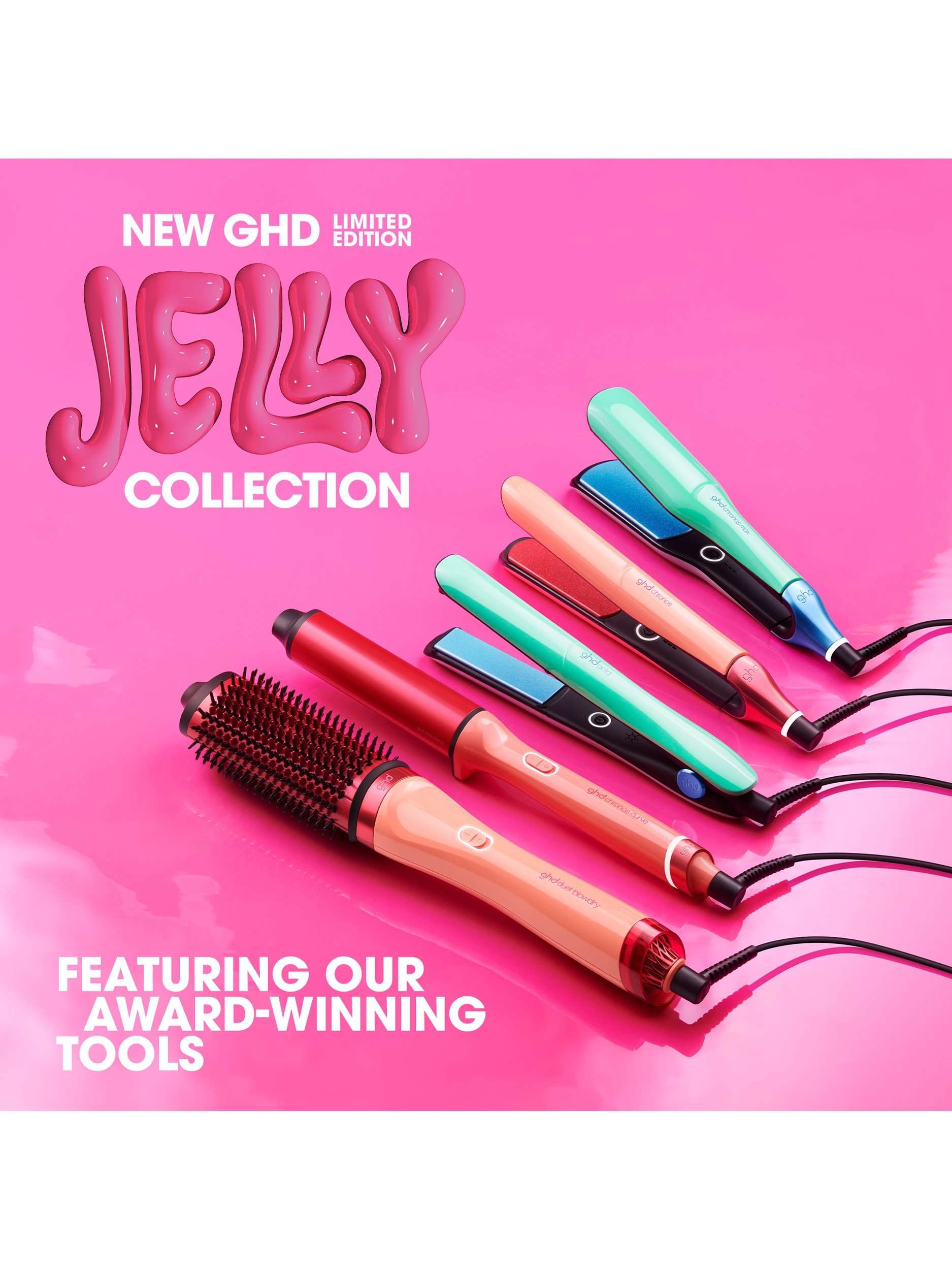 Jelly Chronos Hair Straighteners, Sunkissed Peach
