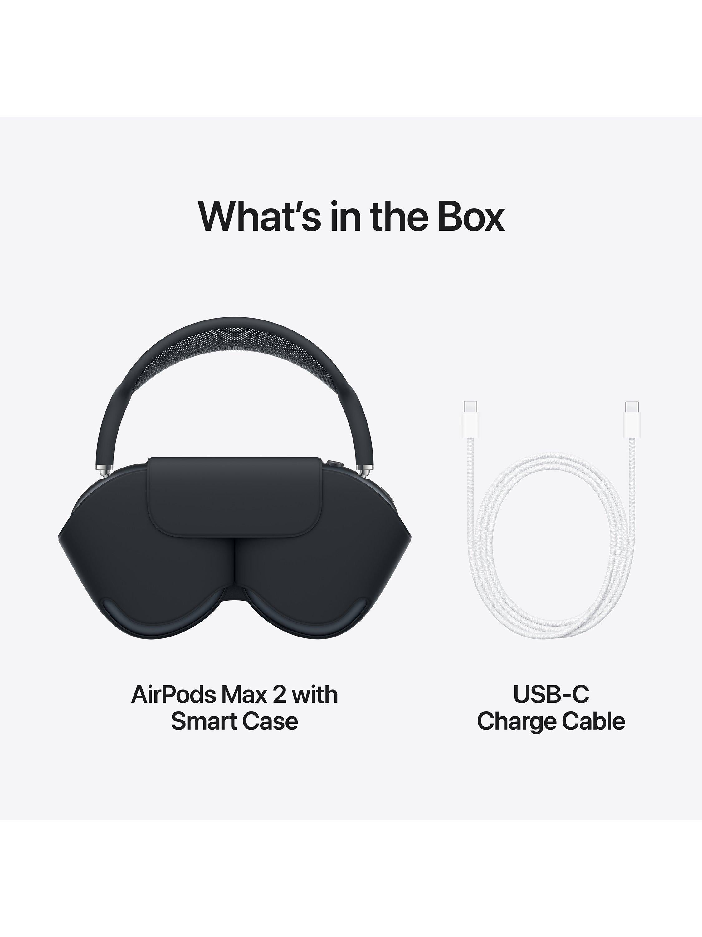 AirPods Max 2 Noise Cancelling Wireless Bluetooth Over-Ear Headphones, USB-C Charging