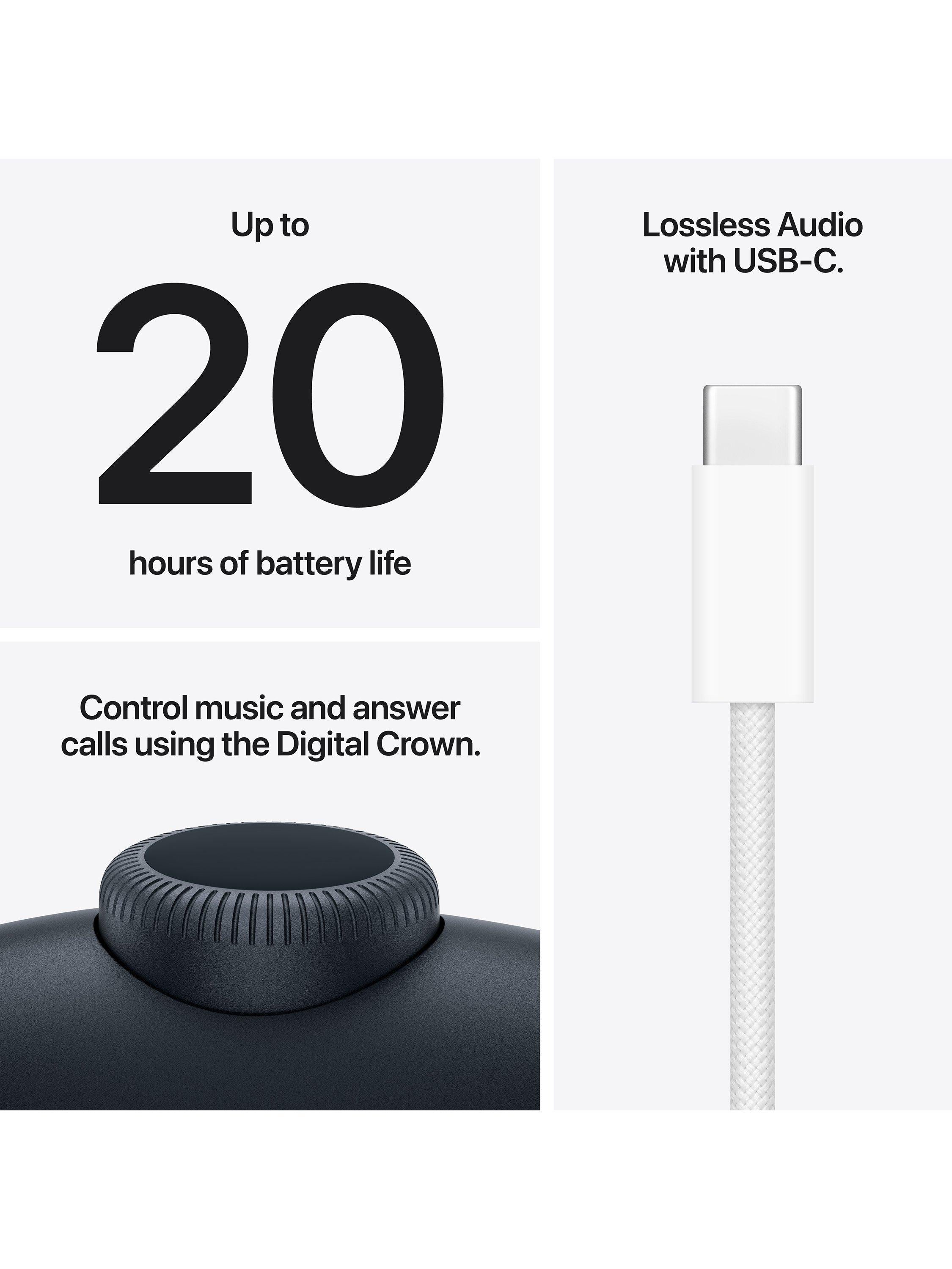 AirPods Max 2 Noise Cancelling Wireless Bluetooth Over-Ear Headphones, USB-C Charging