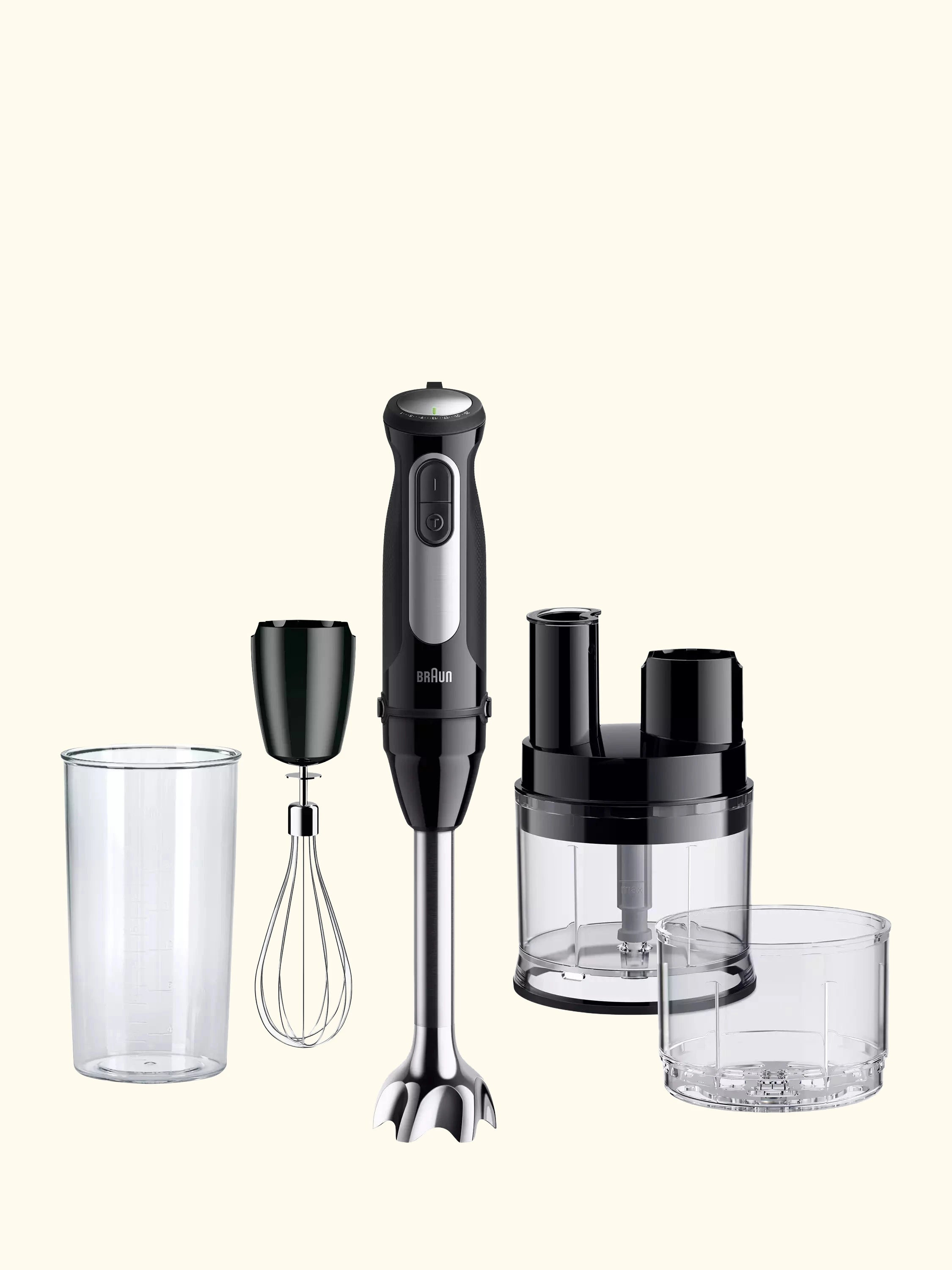 Braun MQ55755M MultiQuick 5 Pro Hand Food Blender, Black