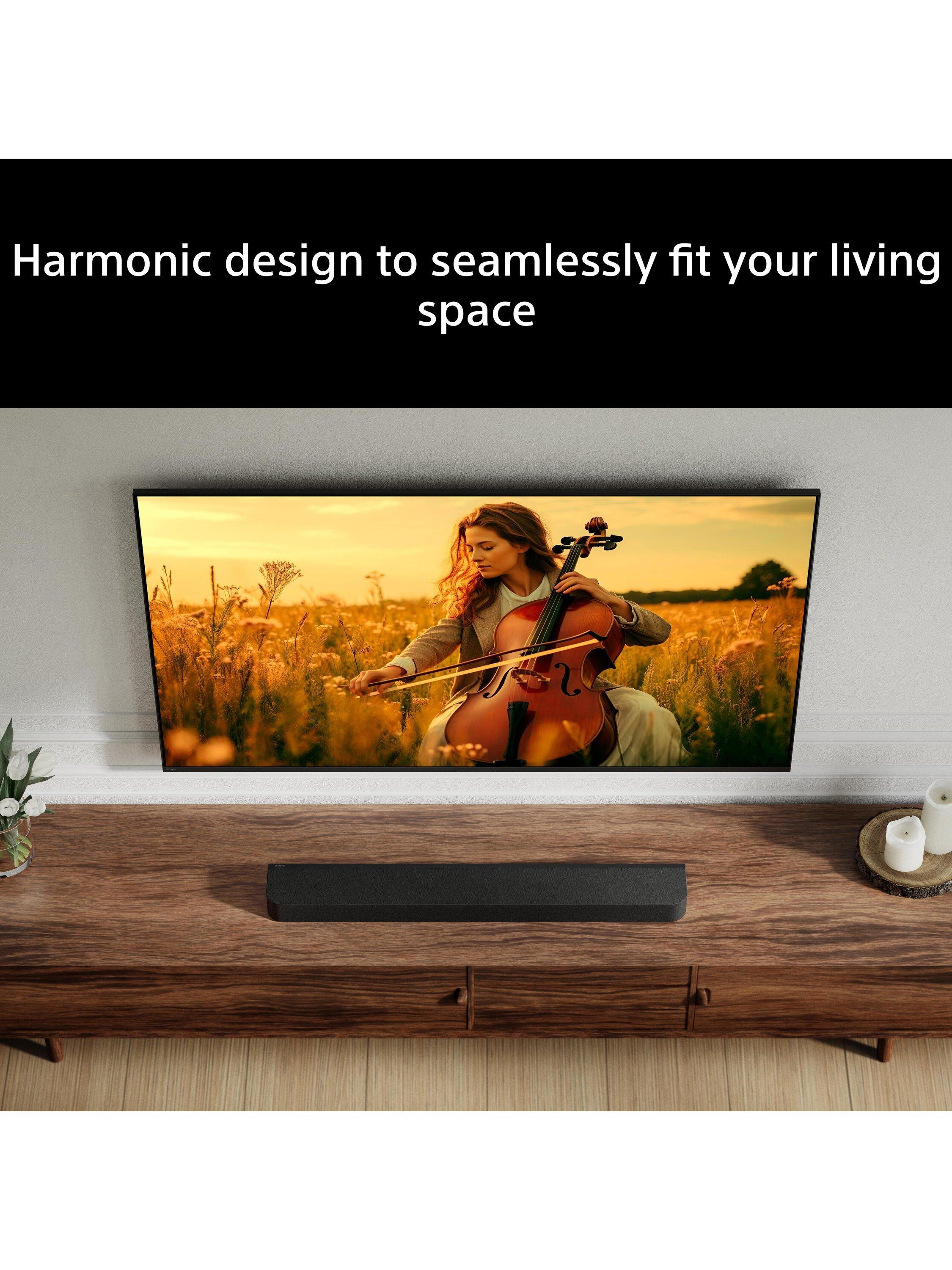 Bravia Theatre Bar 7 HT-A7100 Wi-Fi Bluetooth All-In-One Soundbar with 360 Spatial Sound Mapping, Dolby Atmos & DTS:X, Black