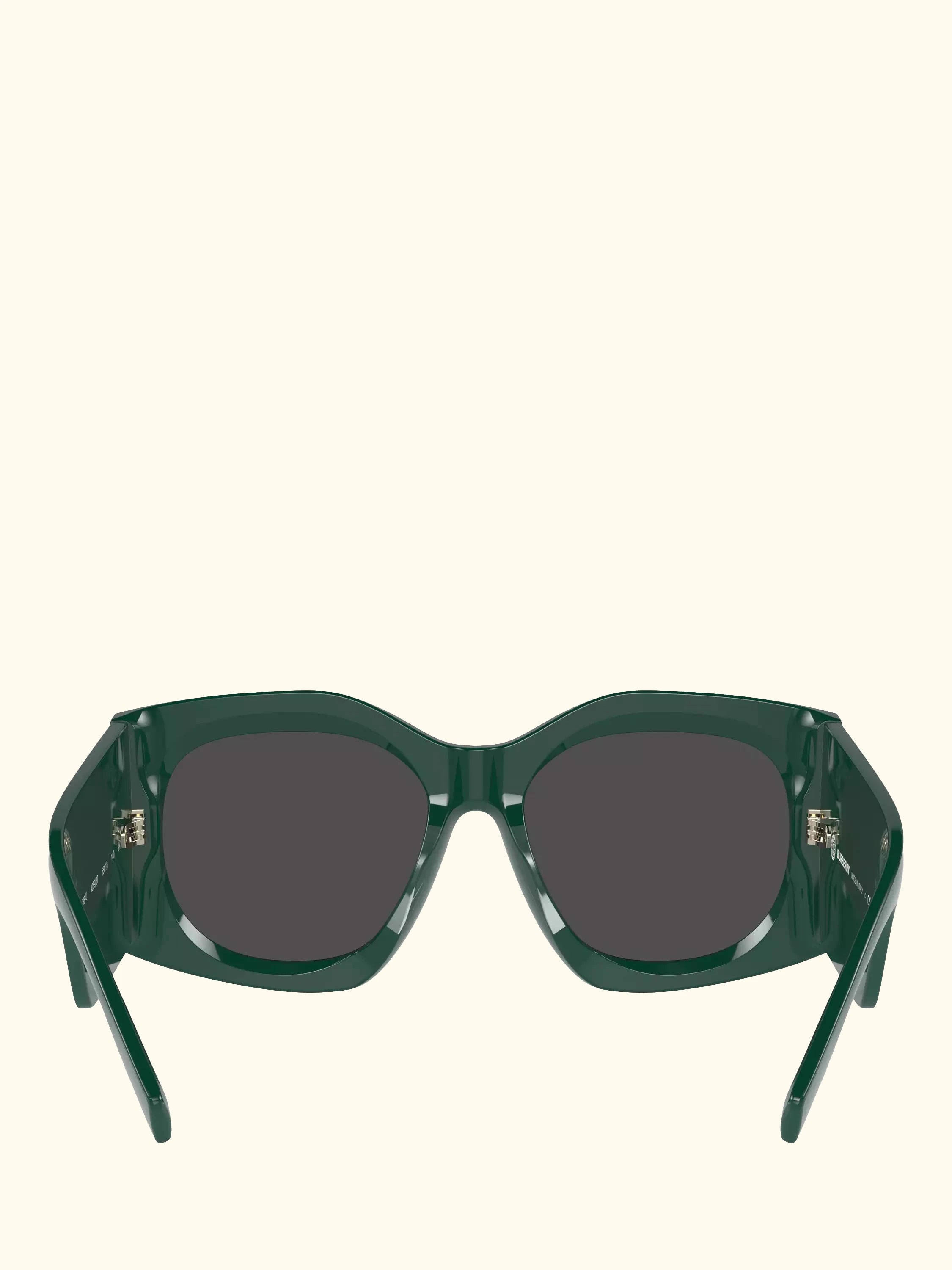 Burberry BE4388U Women's Irregular Sunglasses, Green/Grey