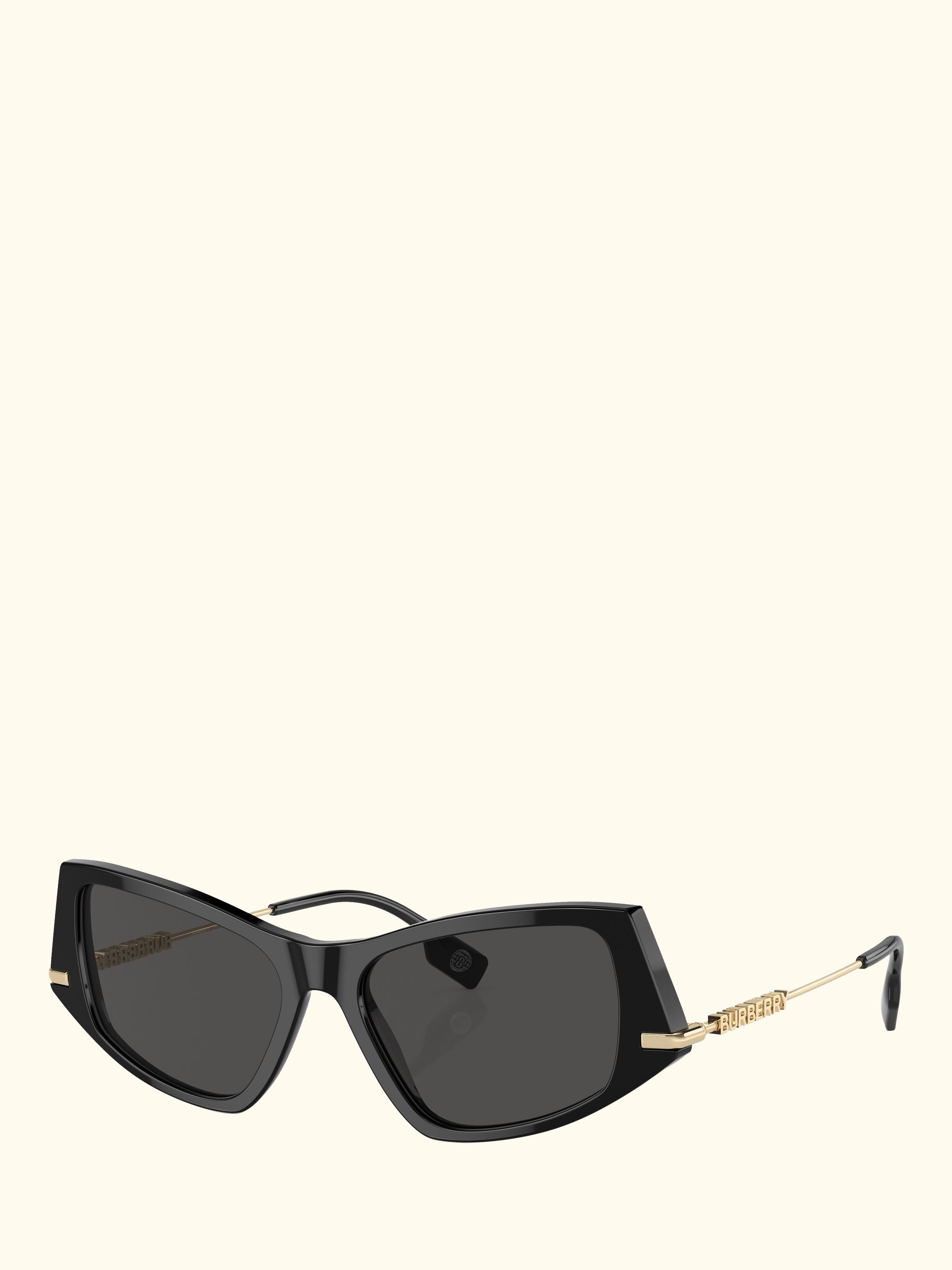 BE4408 Women's Cat's Eye Sunglasses, Black