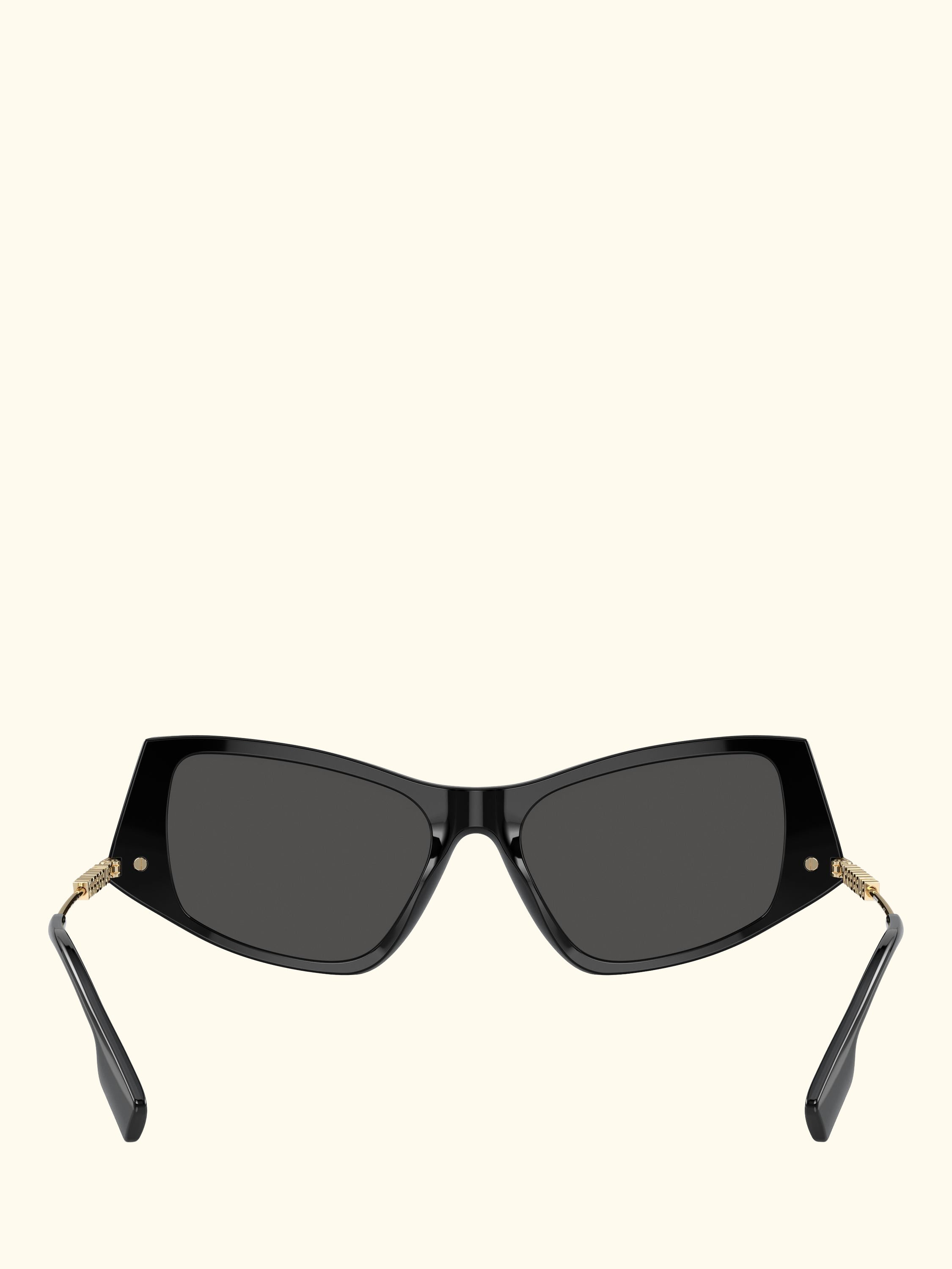 BE4408 Women's Cat's Eye Sunglasses, Black