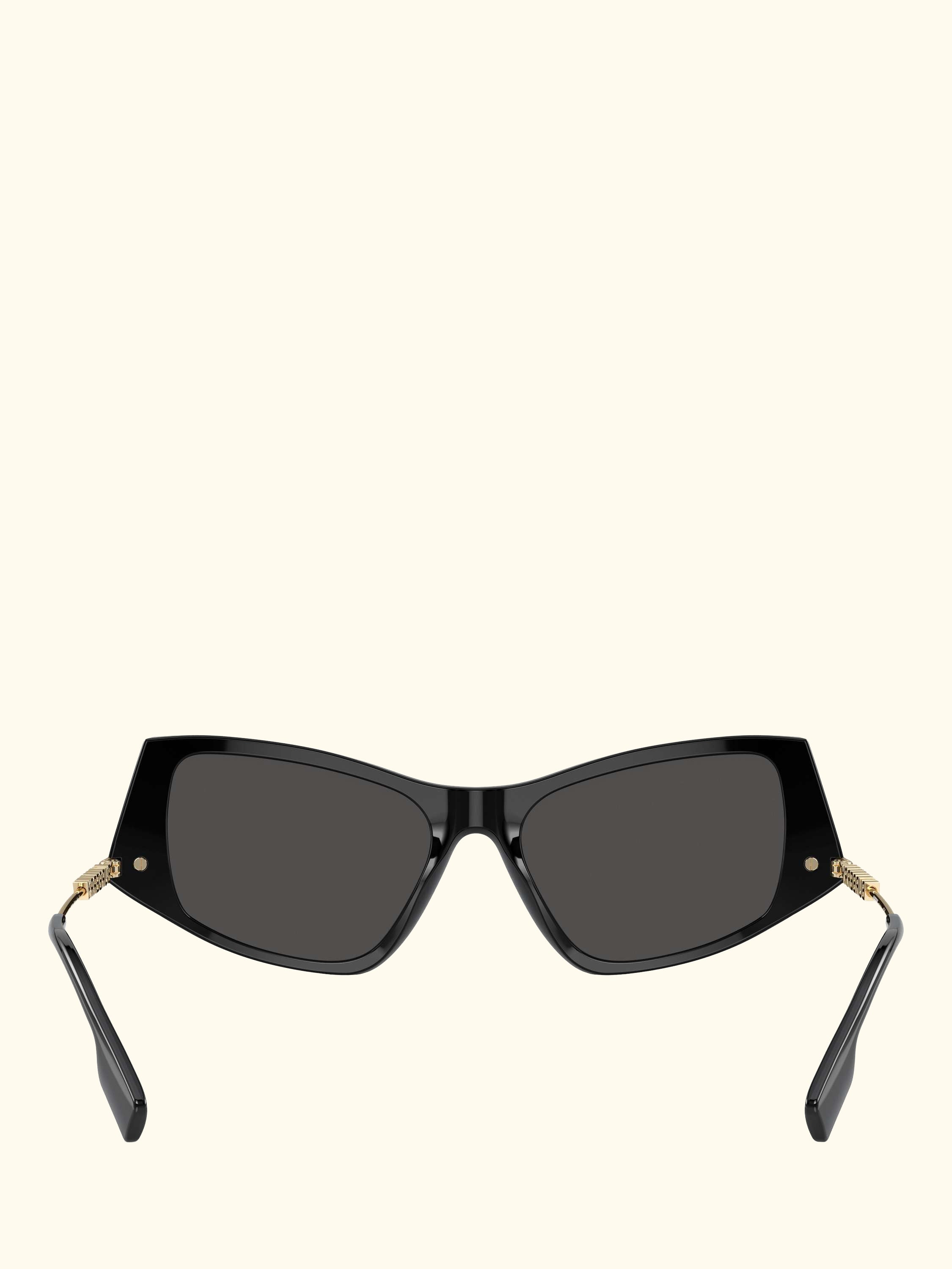 BE4408 Women's Cat's Eye Sunglasses, Black