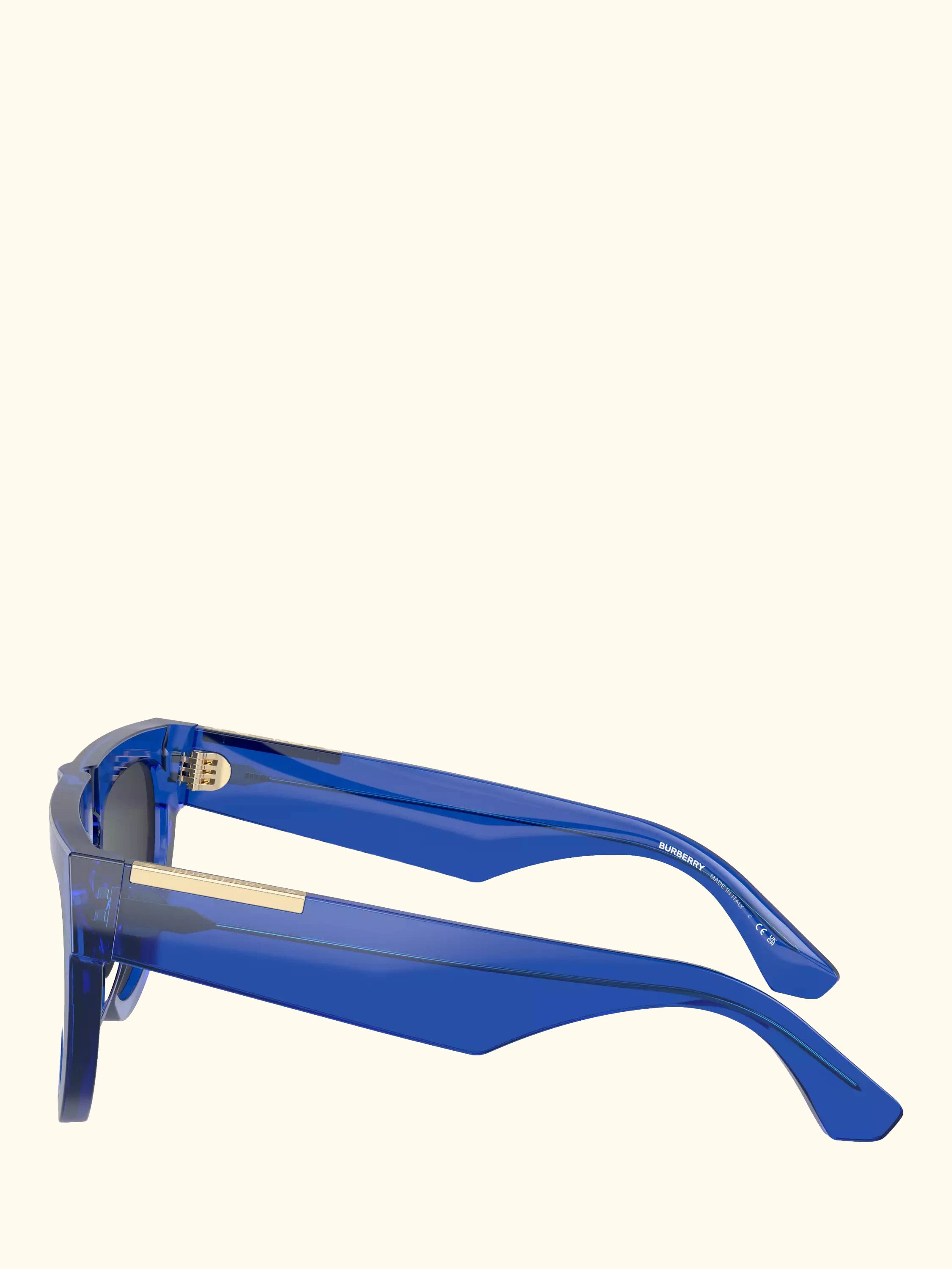Burberry BE4416U Women's Irregular Sunglasses, Blue/Silver