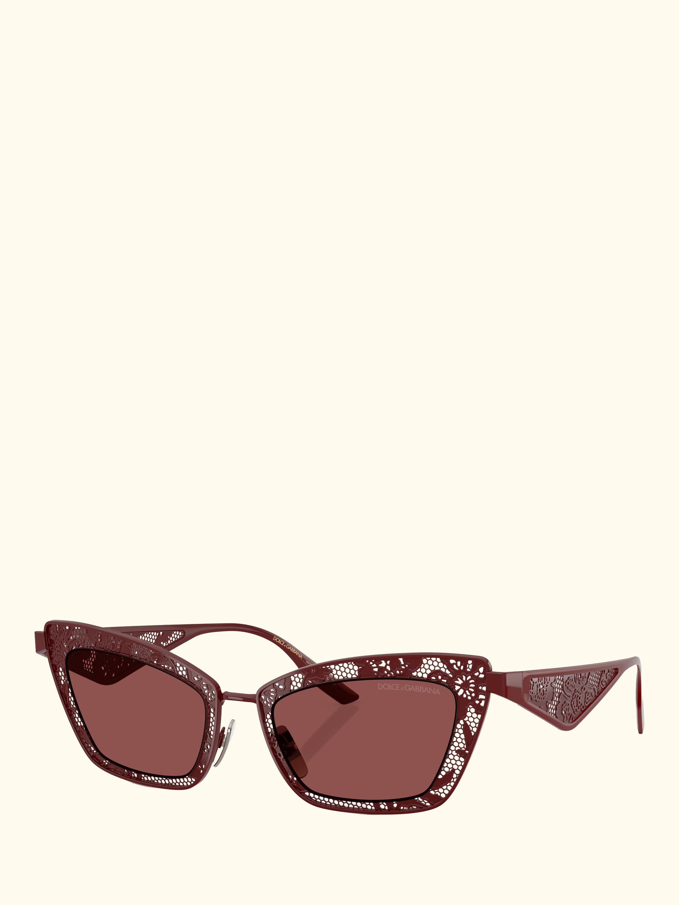 DG2311 Women's Cat Eye Sunglasses, Bordeaux/Red