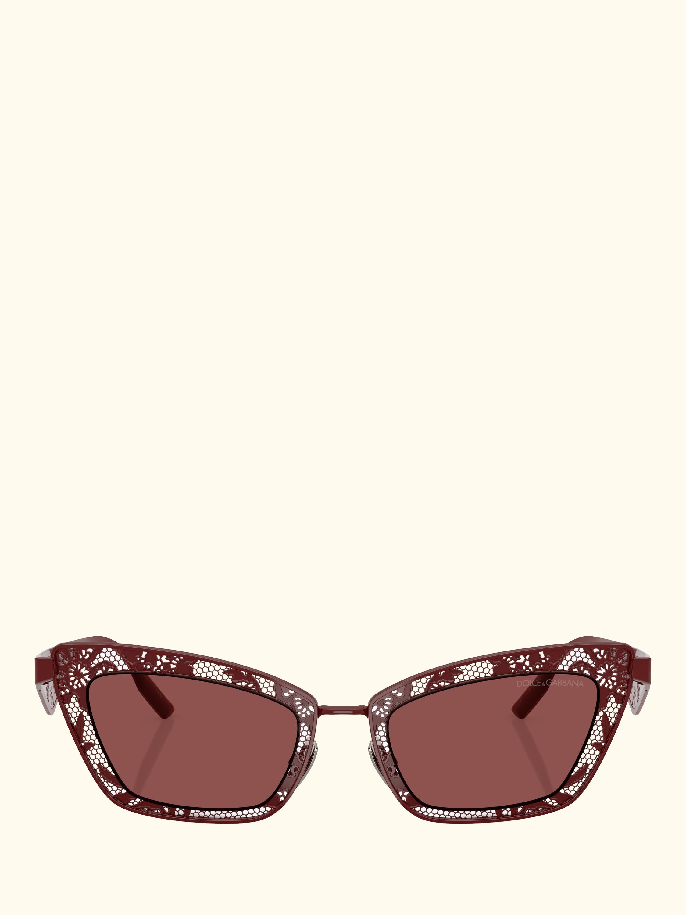 DG2311 Women's Cat Eye Sunglasses, Bordeaux/Red