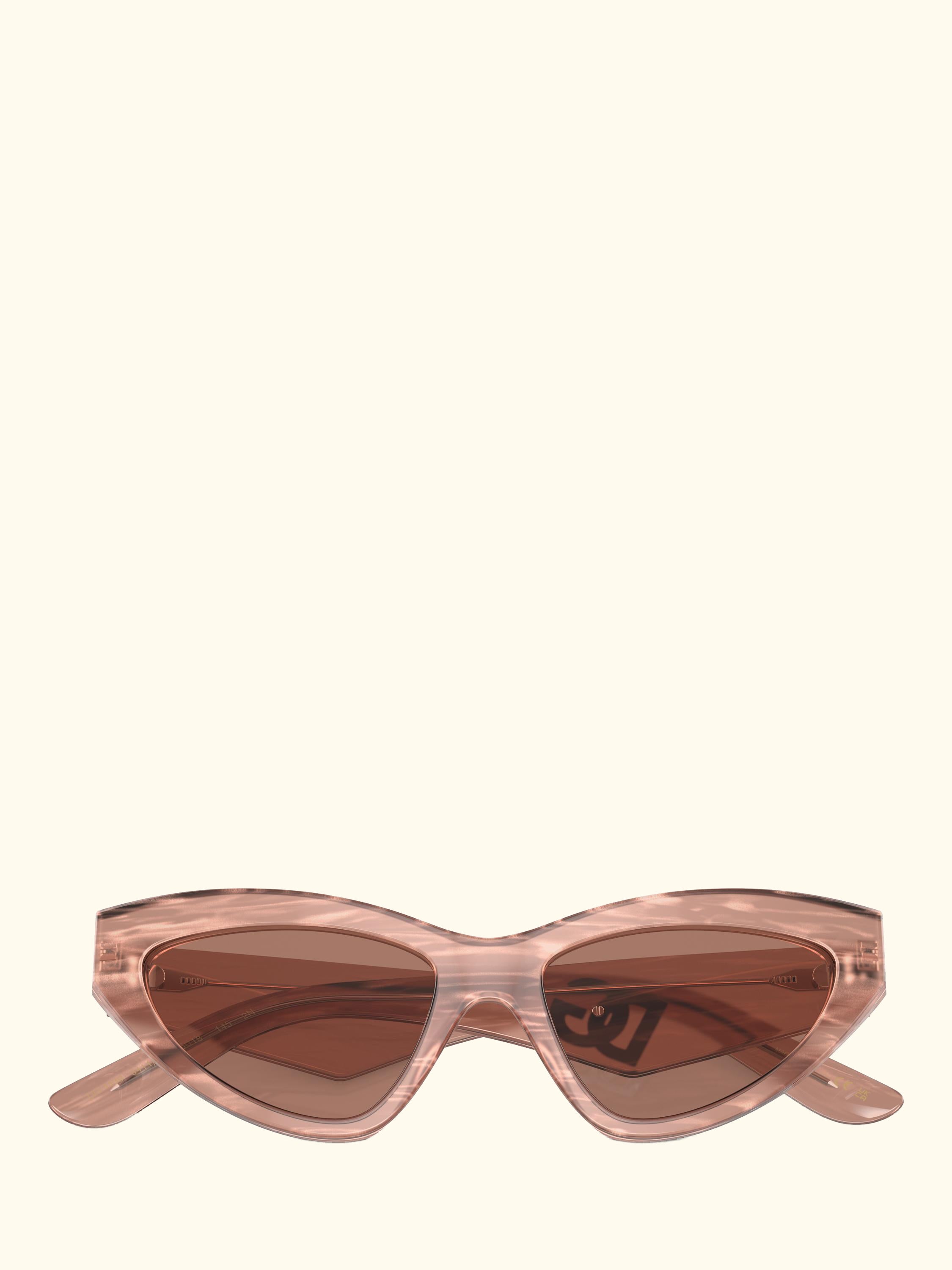 DG4439 Women's Cat Eye Sunglasses, Fleur Caramel/Brown