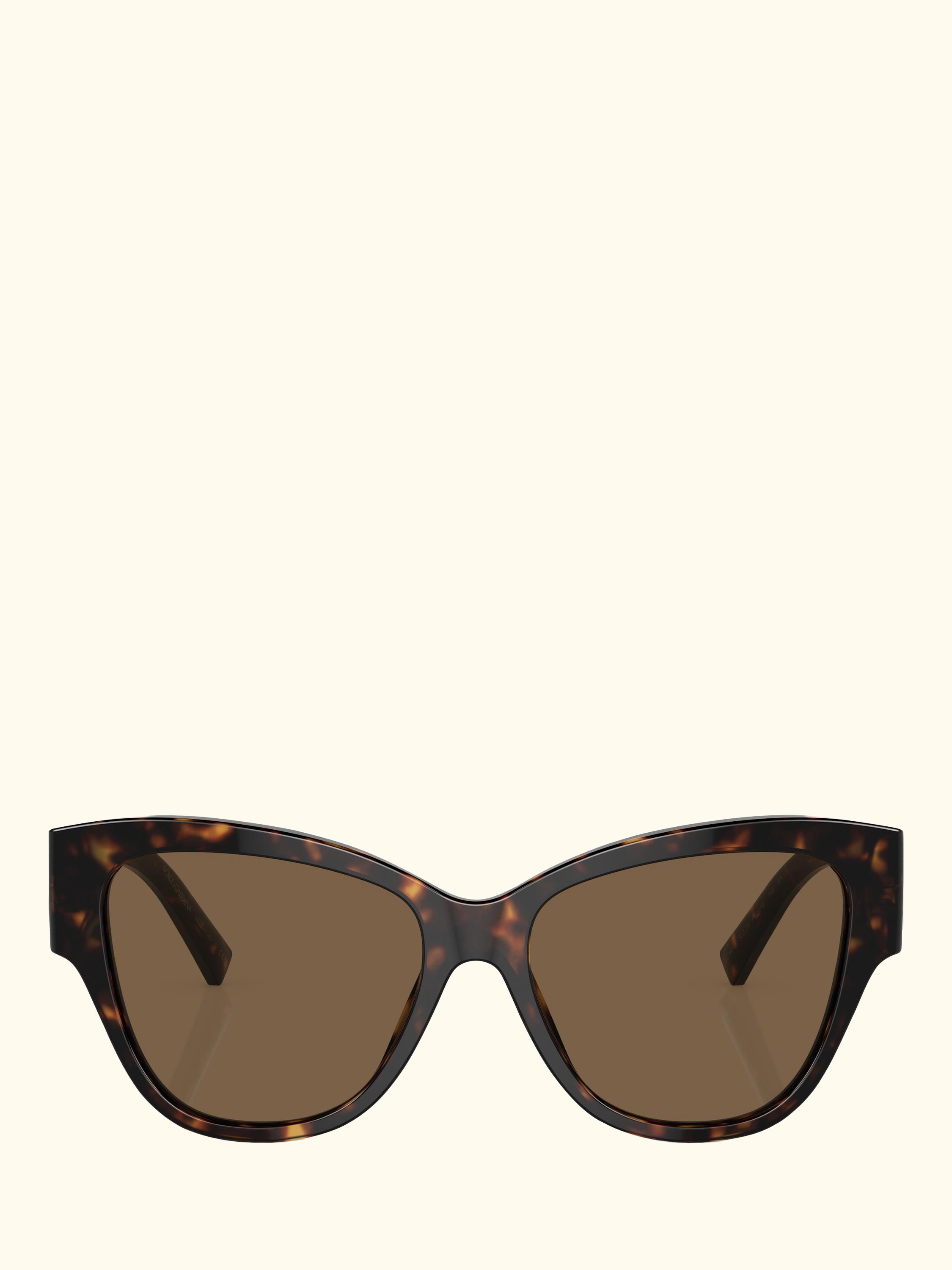 DG4449 Women's Butterfly Sunglasses, Havana/Brown