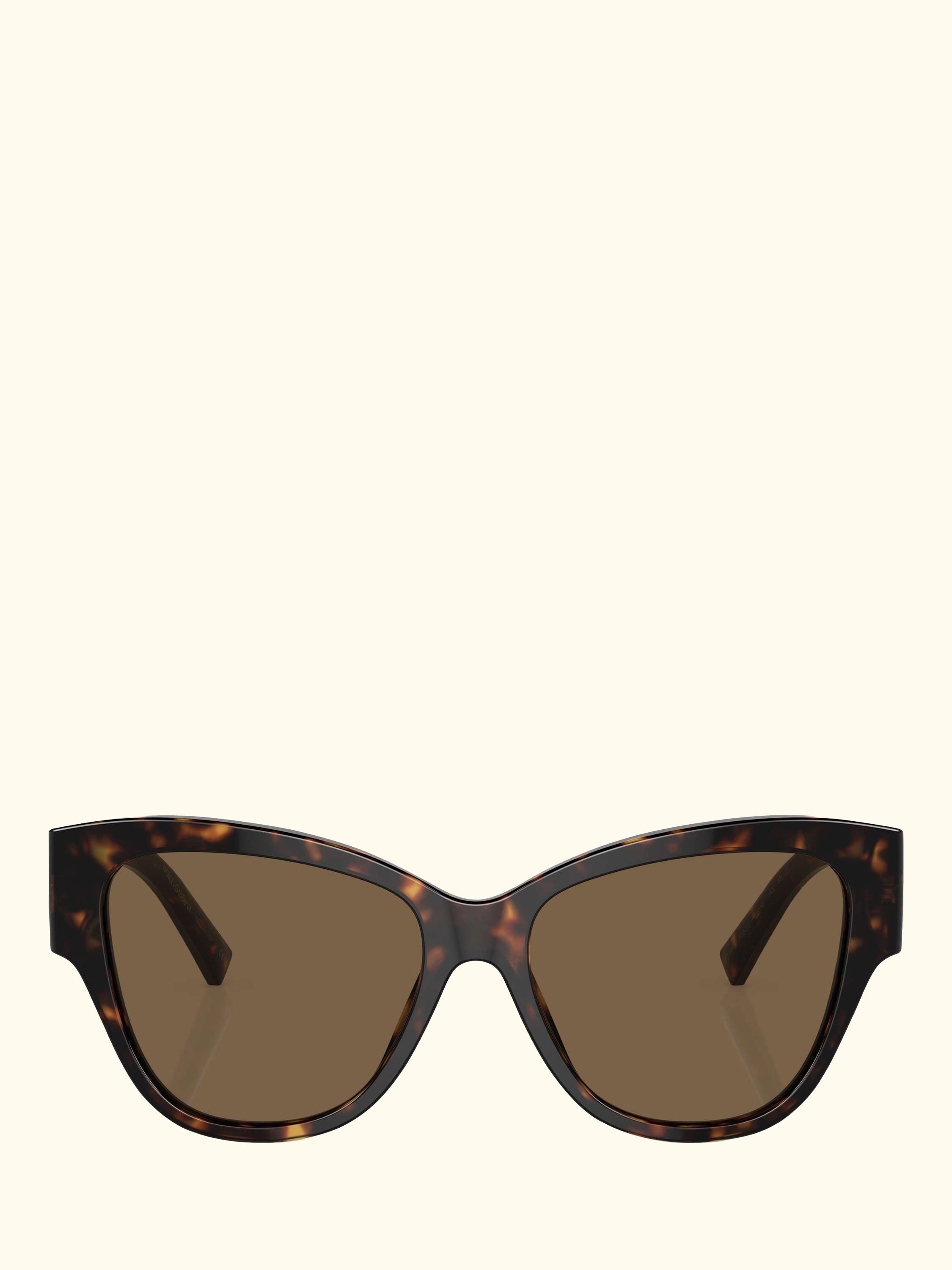 DG4449 Women's Butterfly Sunglasses, Havana/Brown