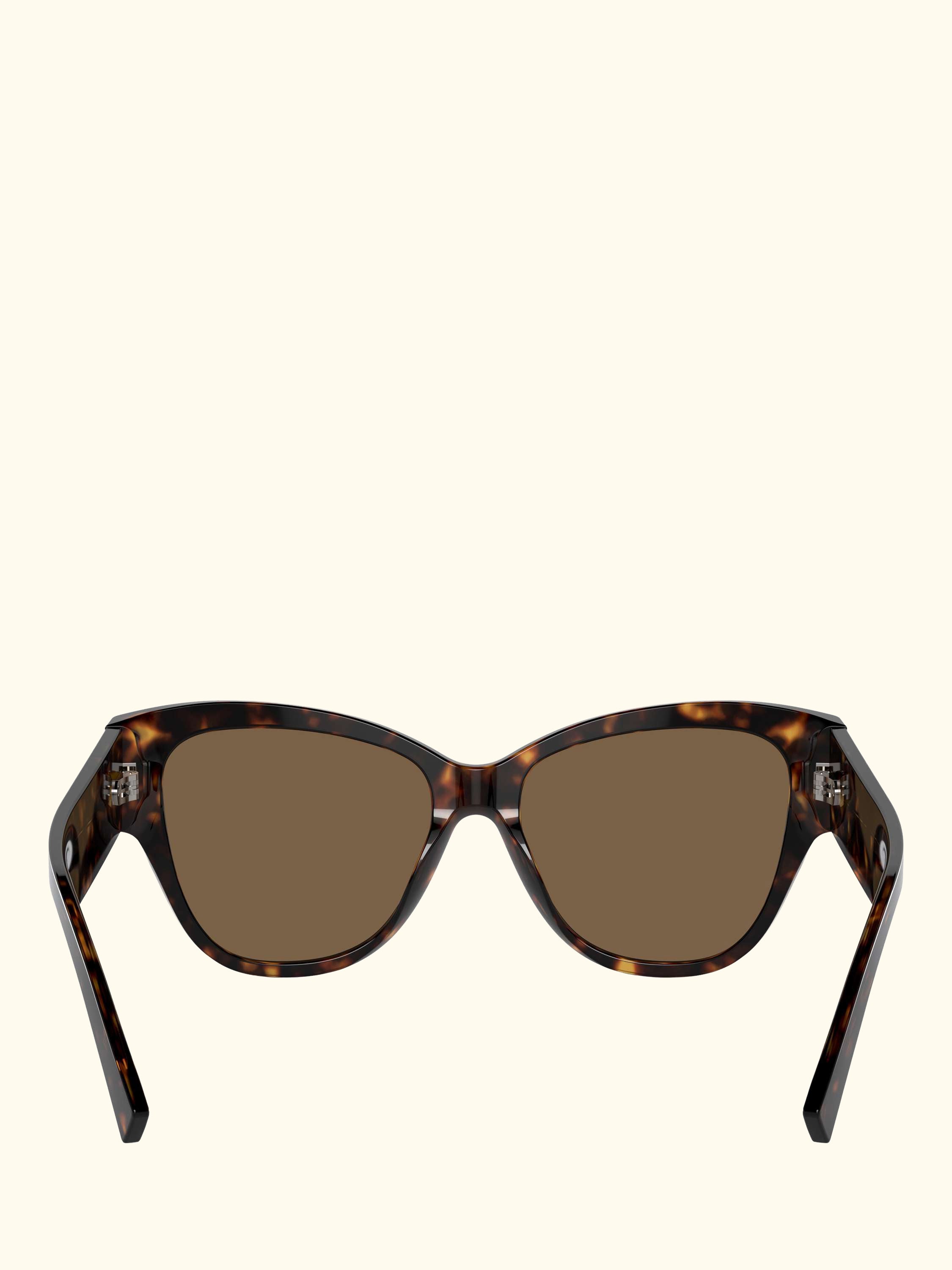 DG4449 Women's Butterfly Sunglasses, Havana/Brown