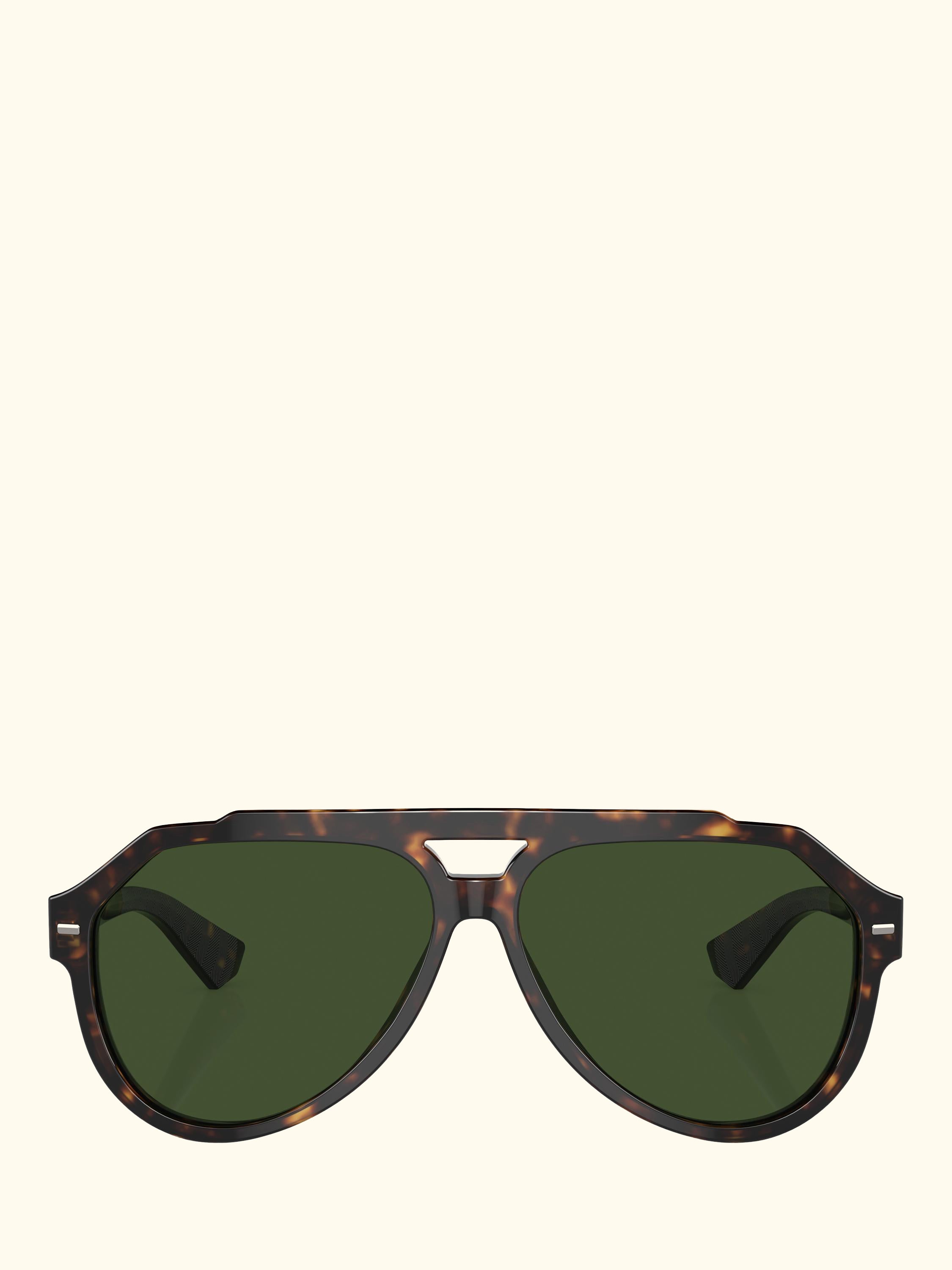 DG4452 Men's Aviator Sunglasses, 	Havana/Green