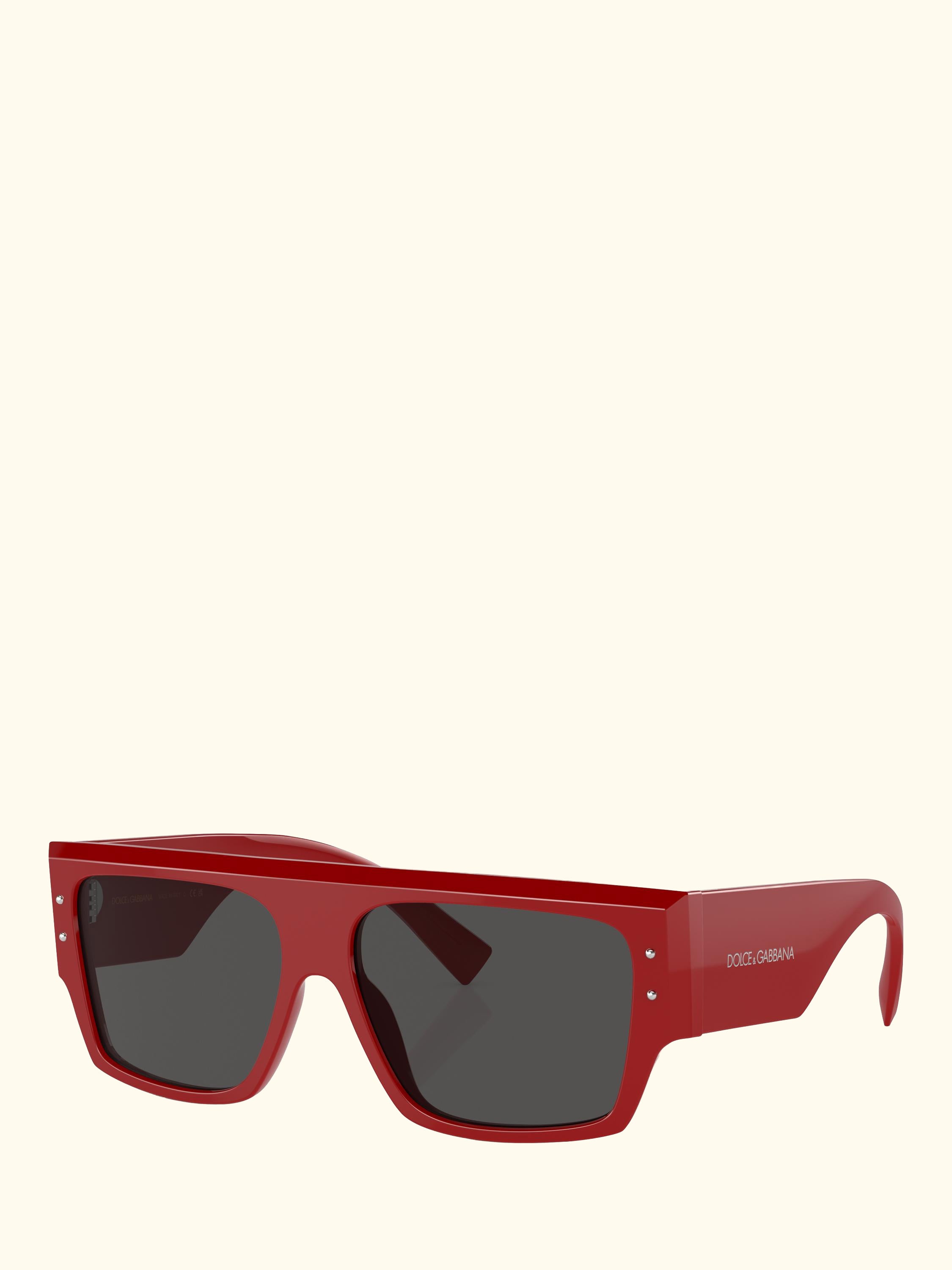 DG4459 Women's Square Sunglasses, Red/Grey