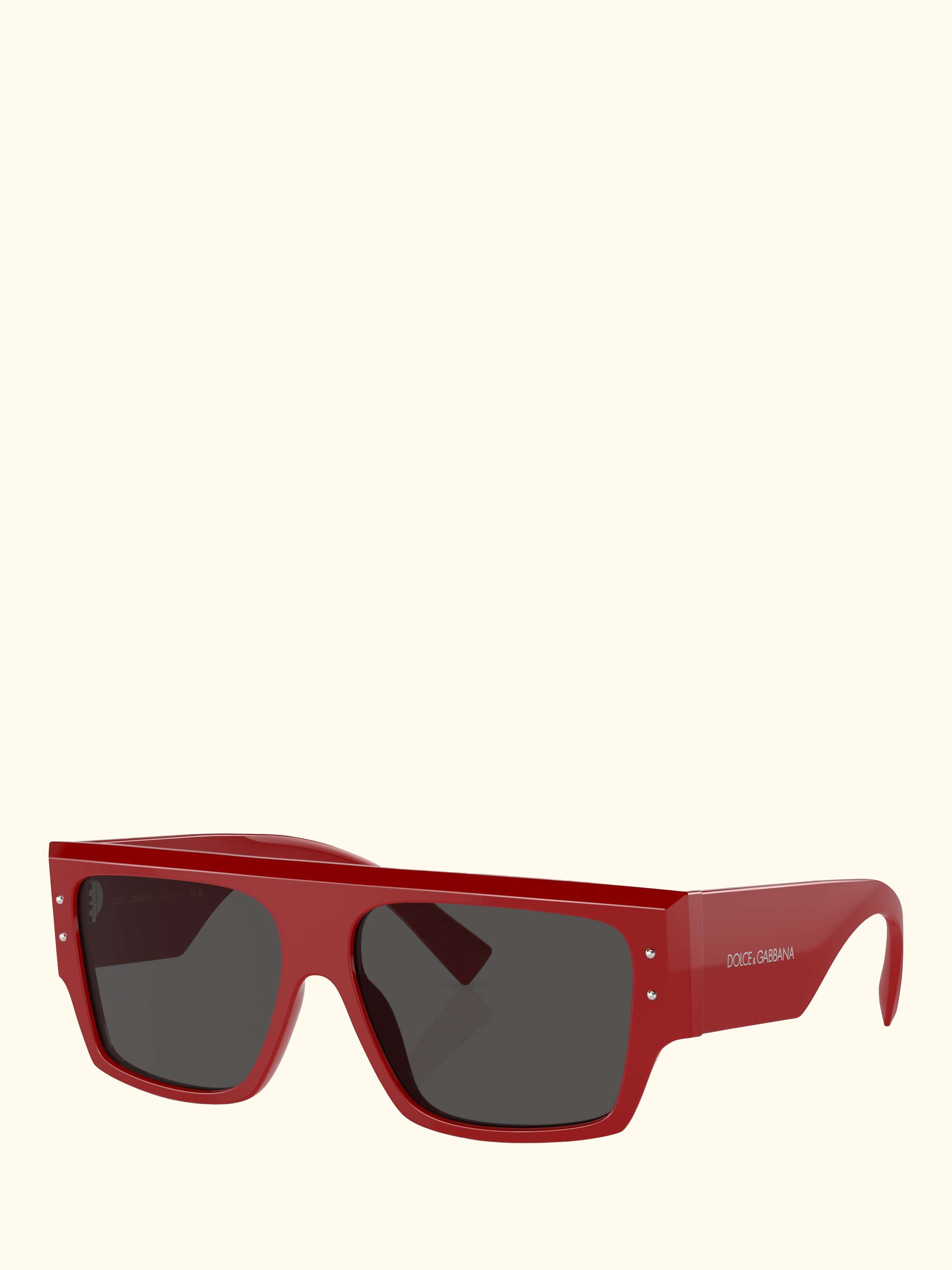 DG4459 Women's Square Sunglasses, Red/Grey