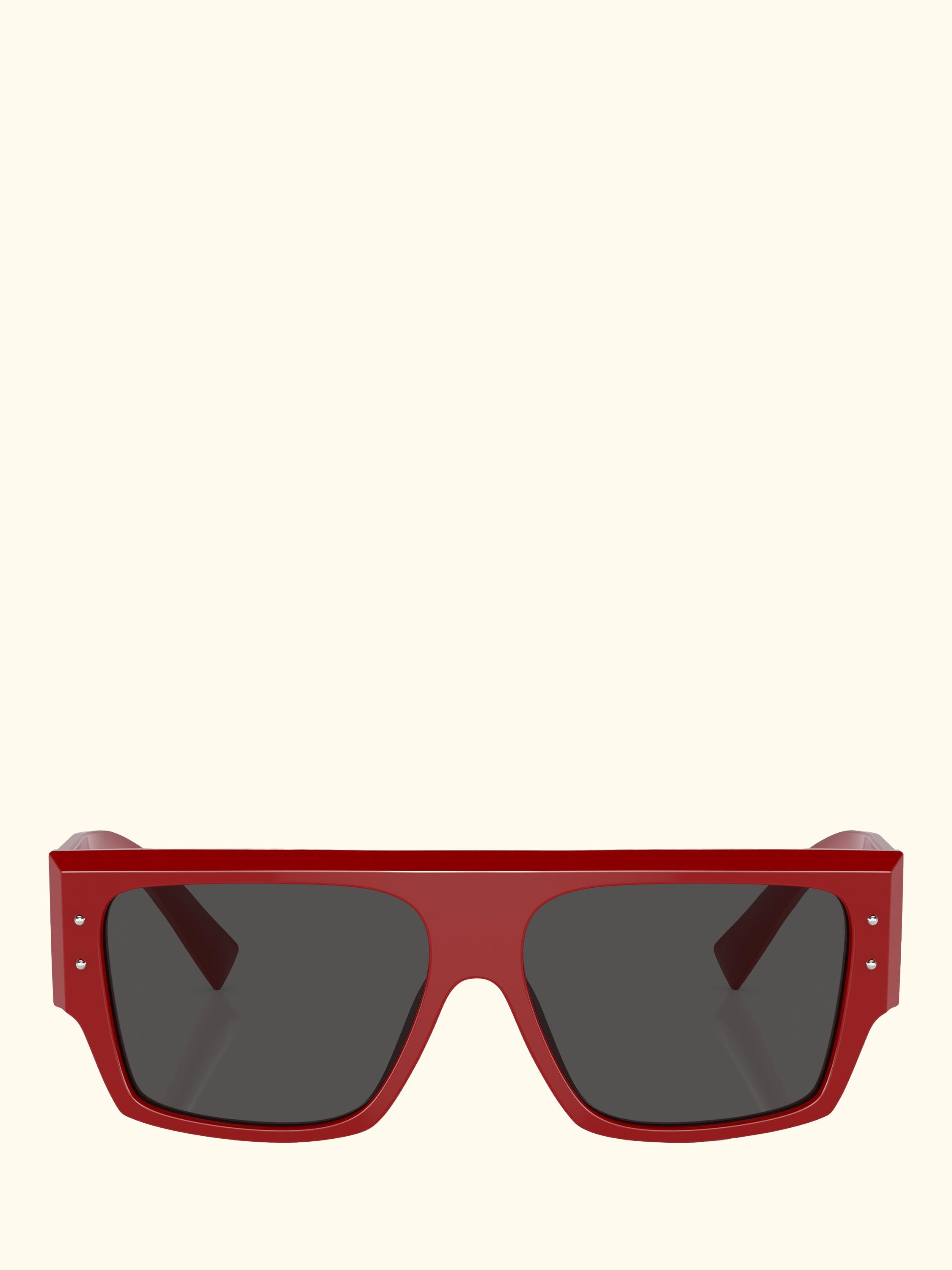 DG4459 Women's Square Sunglasses, Red/Grey