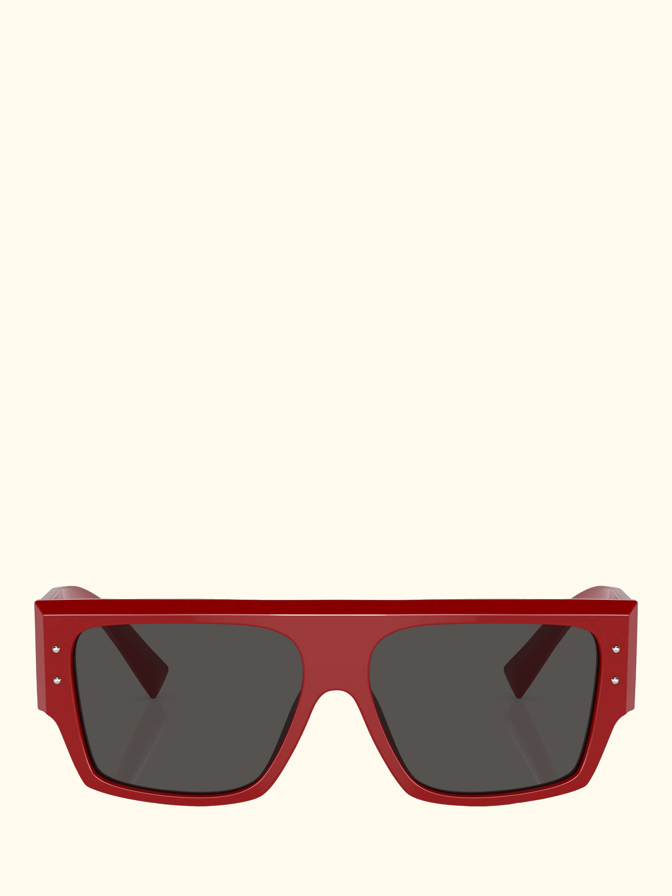DG4459 Women's Square Sunglasses, Red/Grey