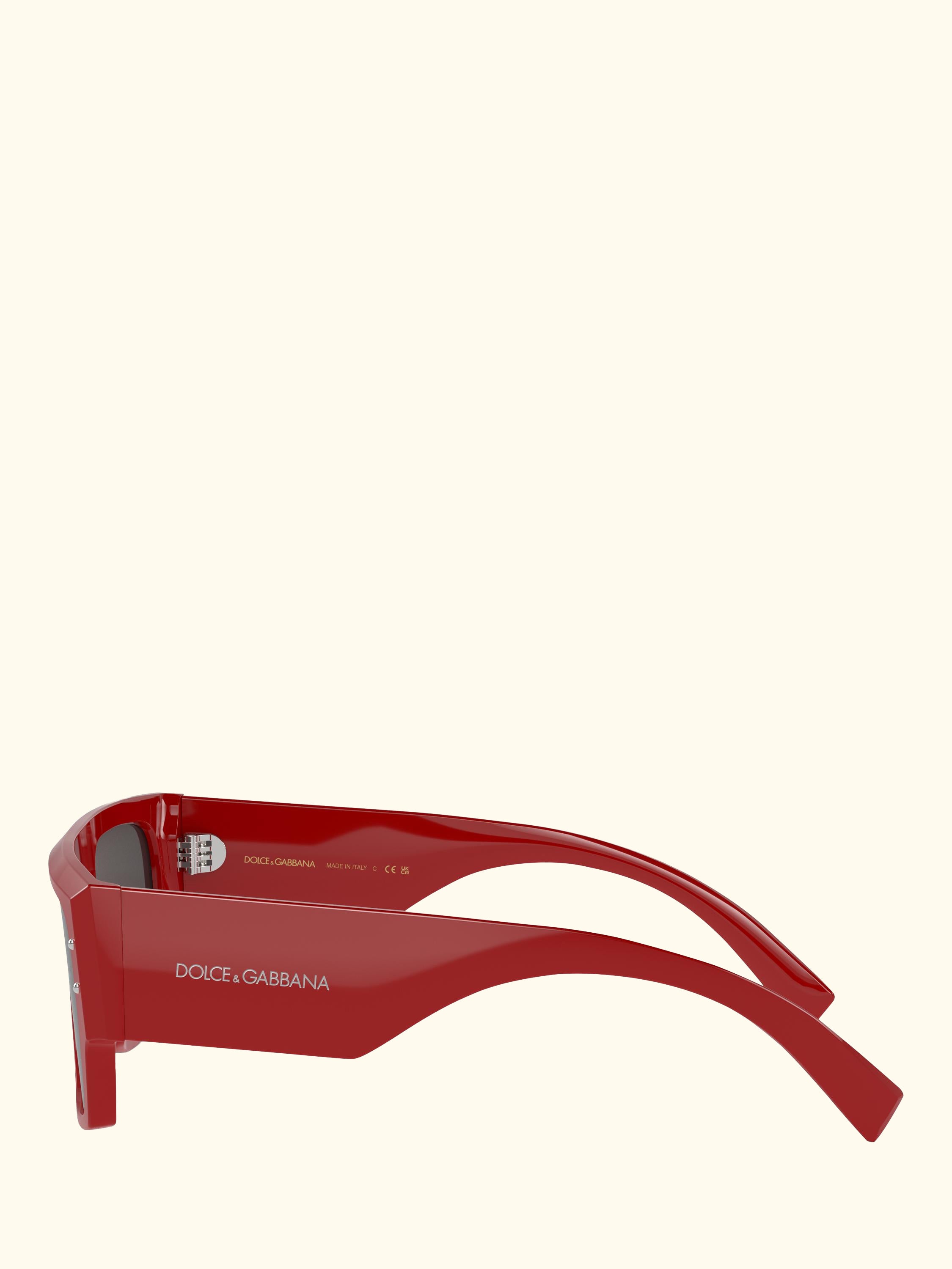 DG4459 Women's Square Sunglasses, Red/Grey