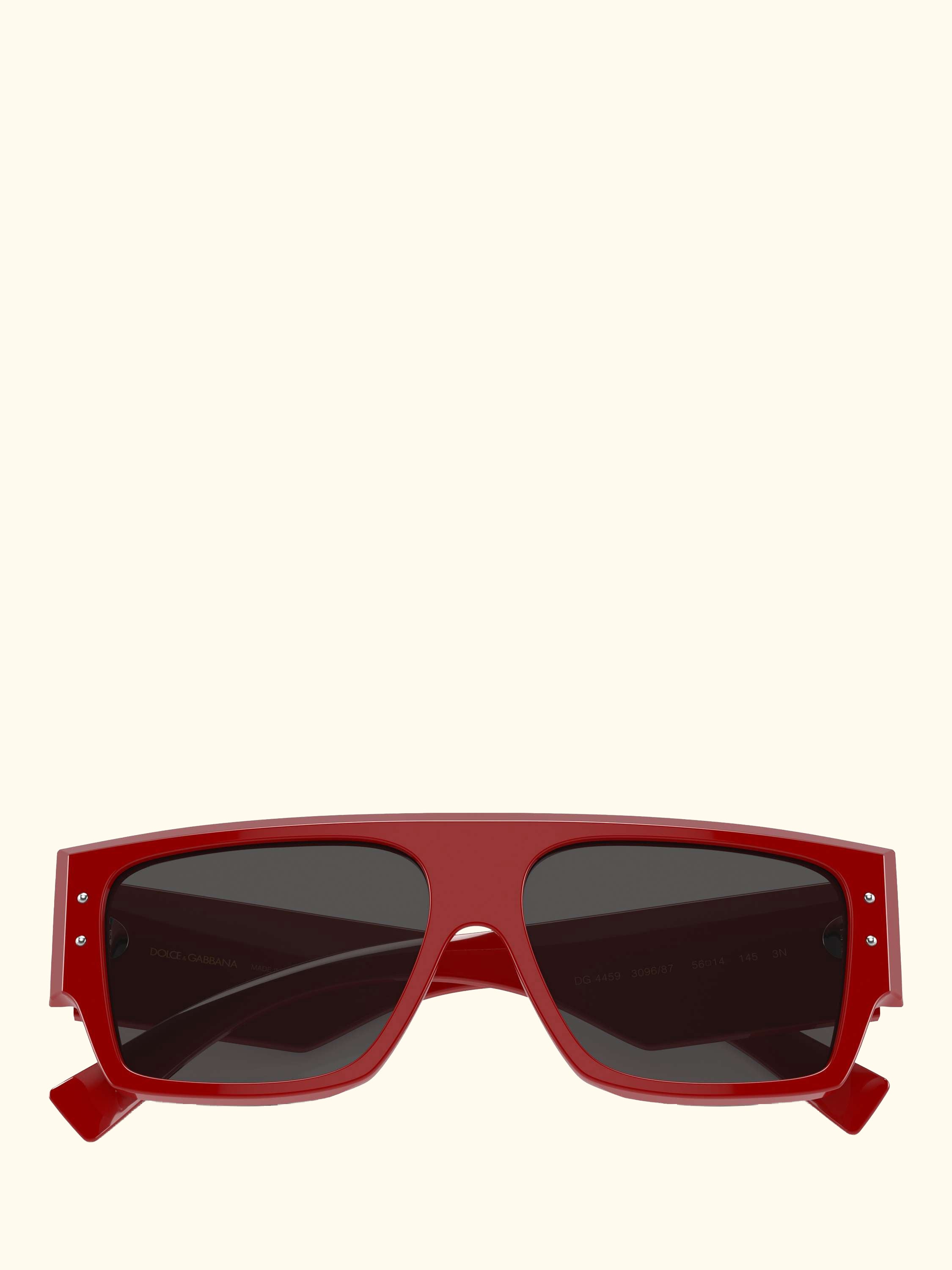 DG4459 Women's Square Sunglasses, Red/Grey