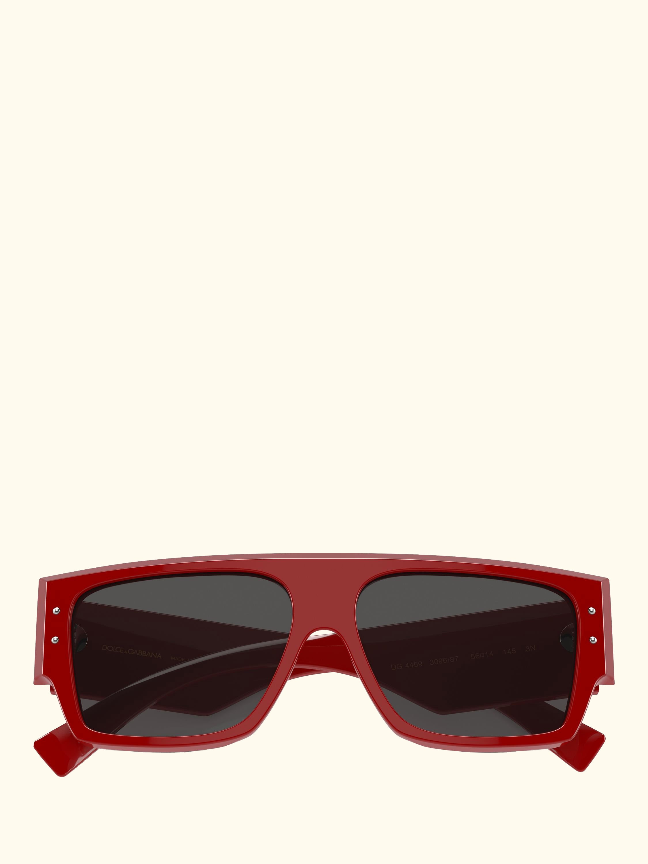 DG4459 Women's Square Sunglasses, Red/Grey