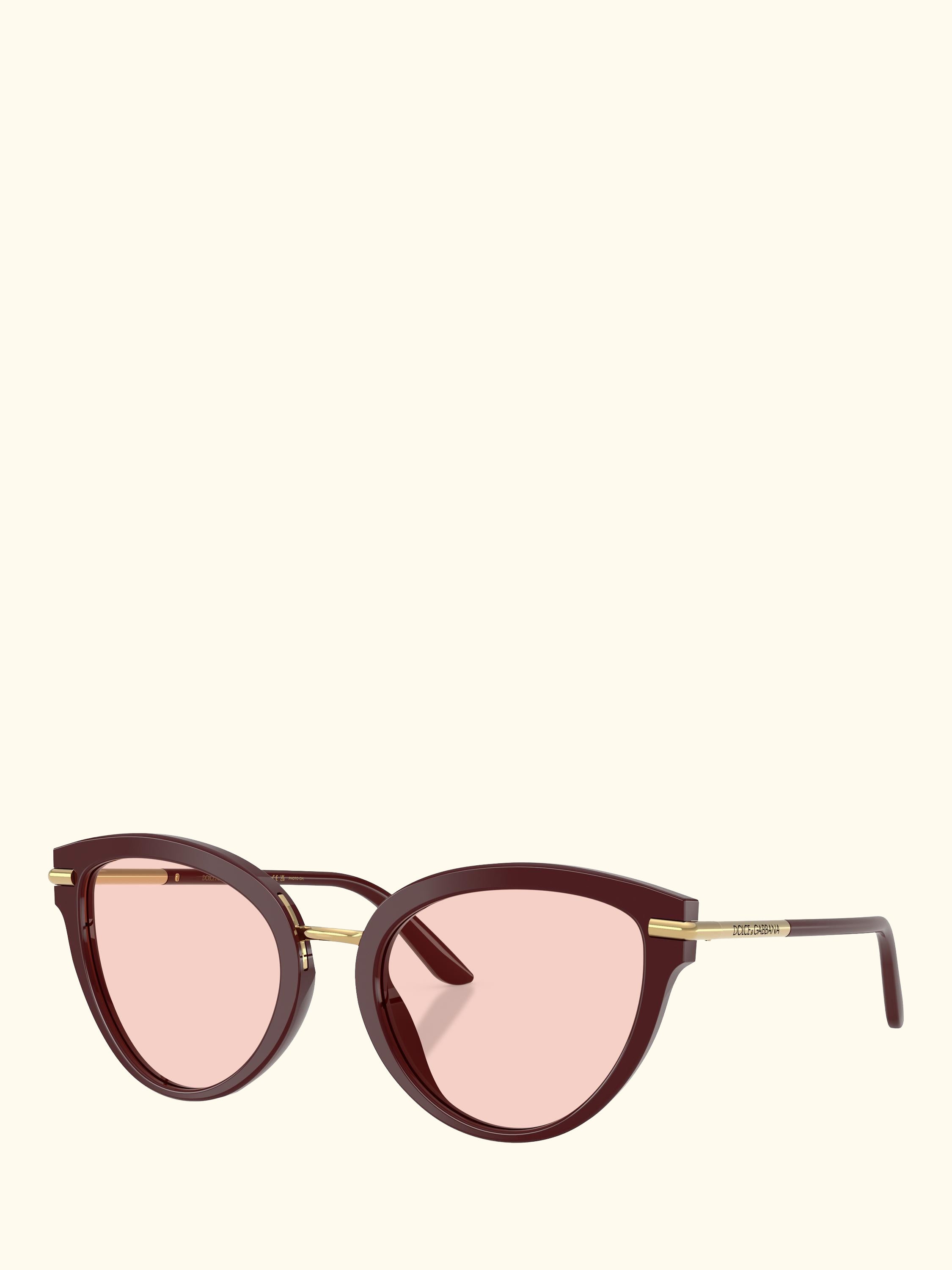DG4492 Women's Butterfly Sunglasses, Bordeaux/Pink