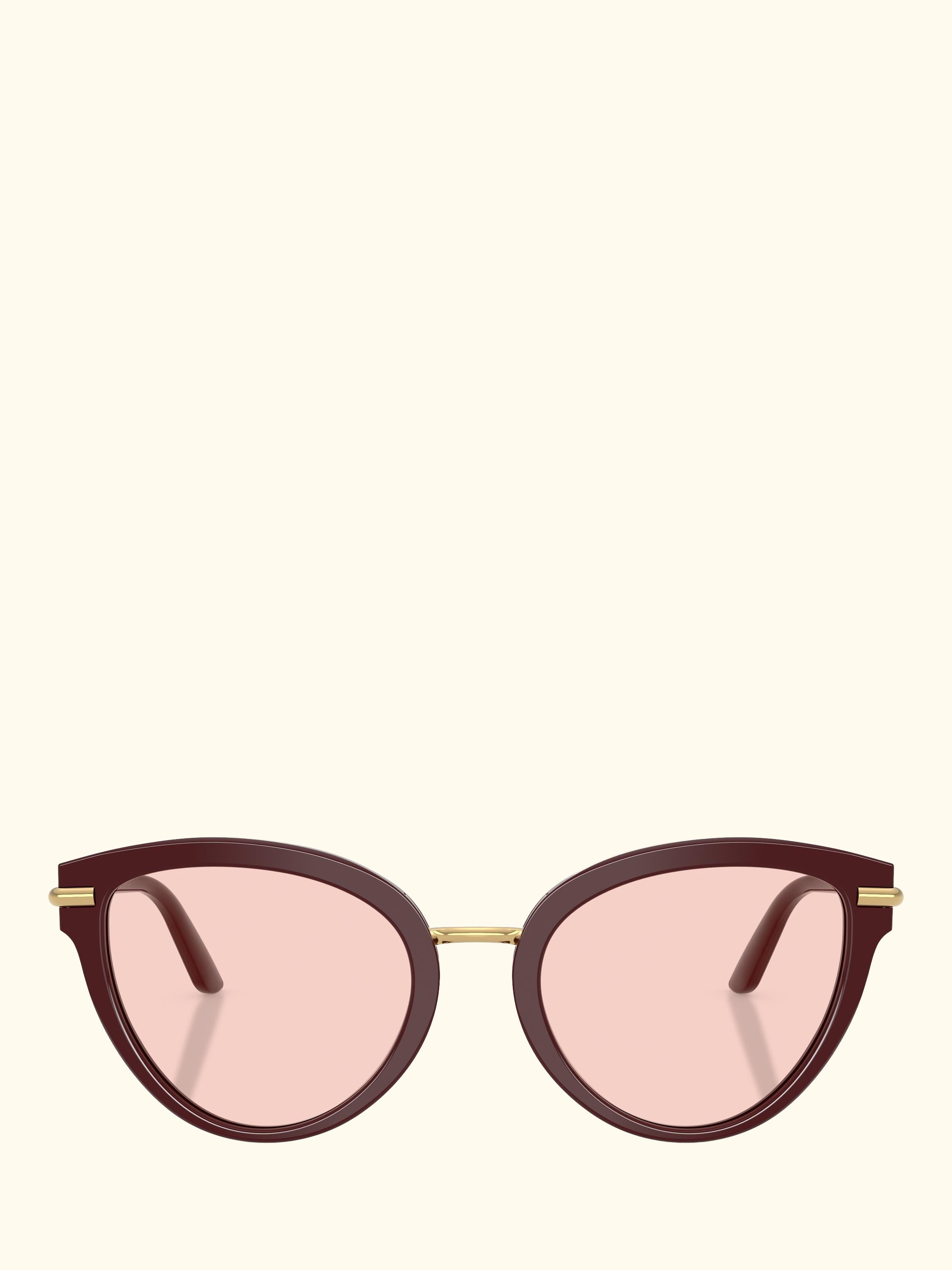DG4492 Women's Butterfly Sunglasses, Bordeaux/Pink